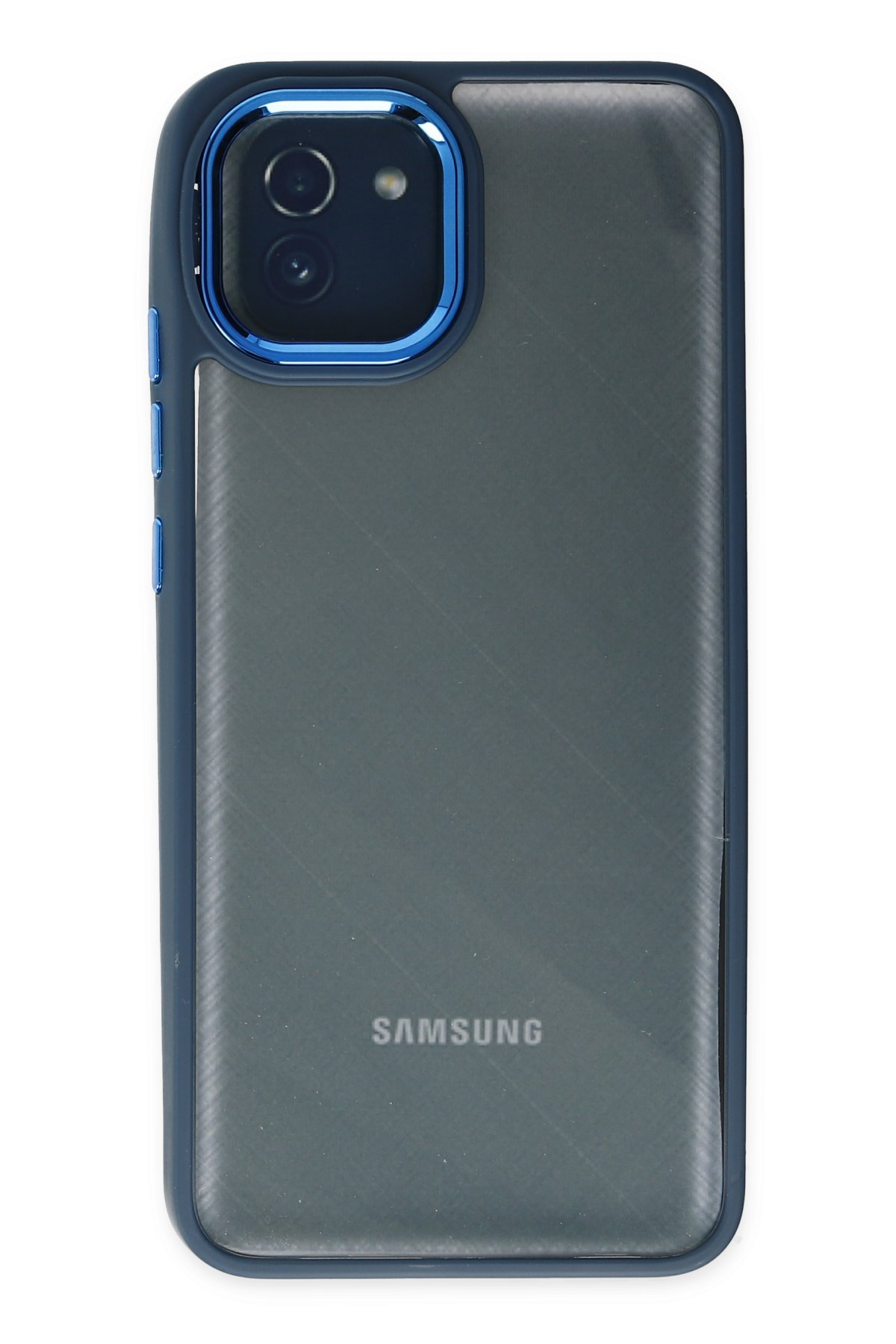 Newface Samsung Galaxy A03 Kılıf Volet Silikon - Beyaz