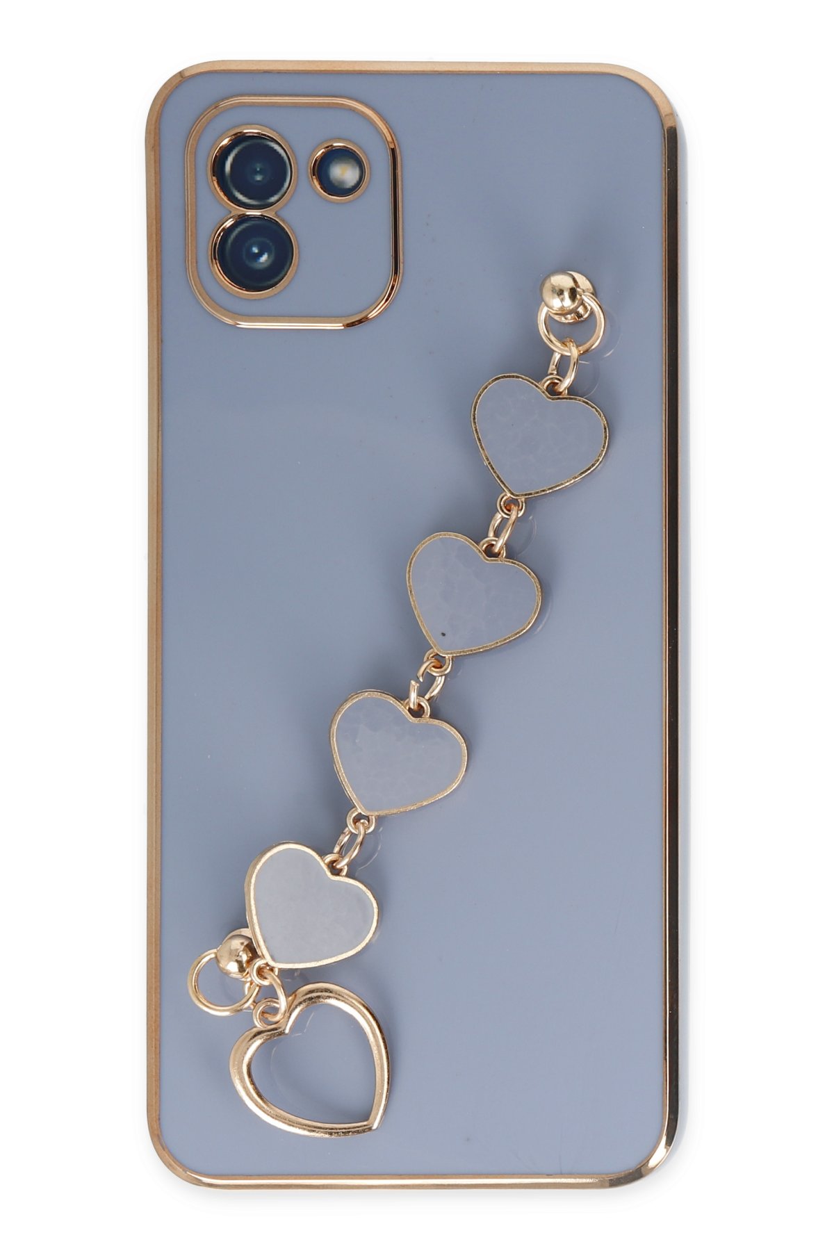 Newface Samsung Galaxy A03 Kılıf Nano içi Kadife Silikon - Gri