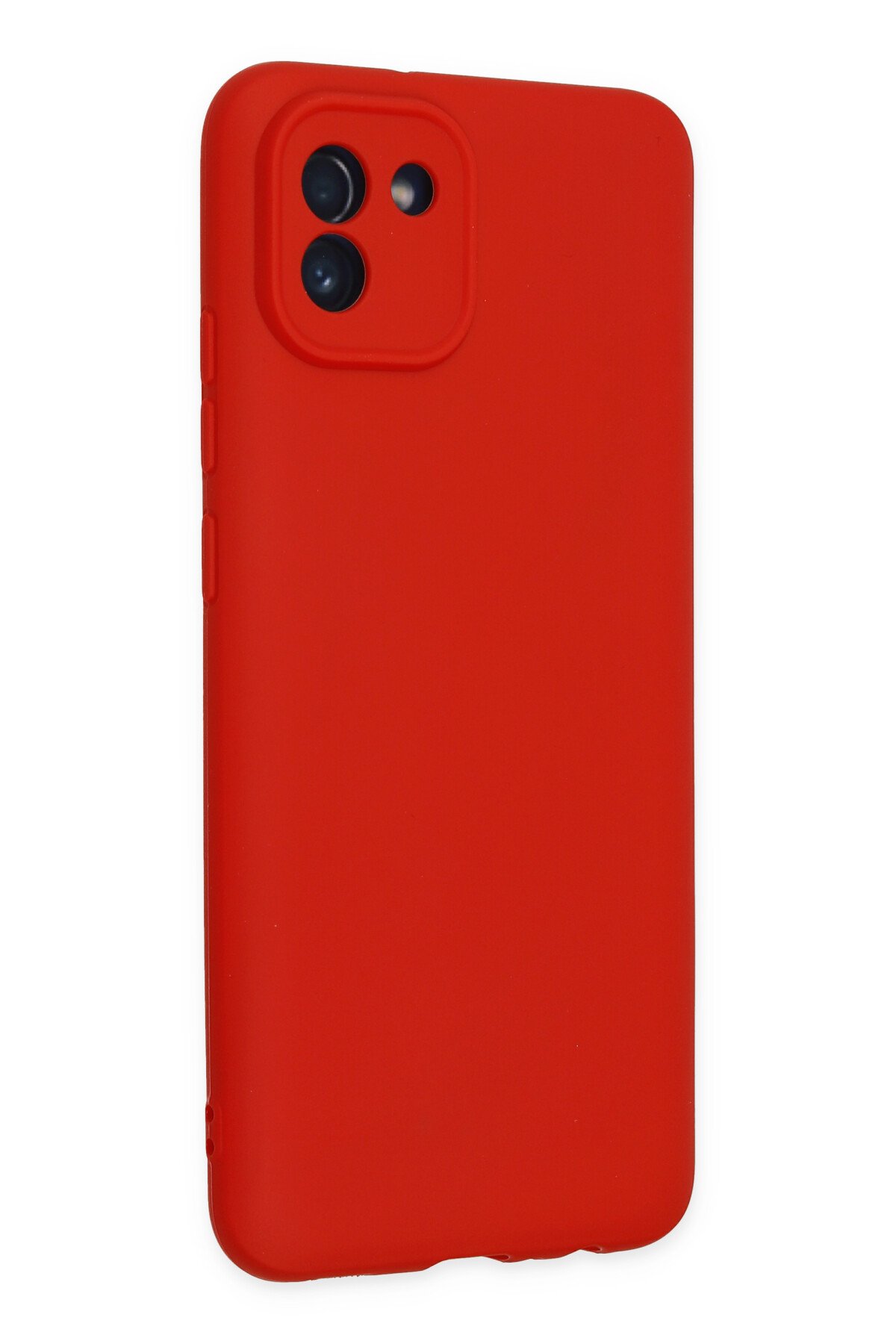 Newface Samsung Galaxy A03 Kılıf Montreal Yüzüklü Silikon Kapak - Sarı