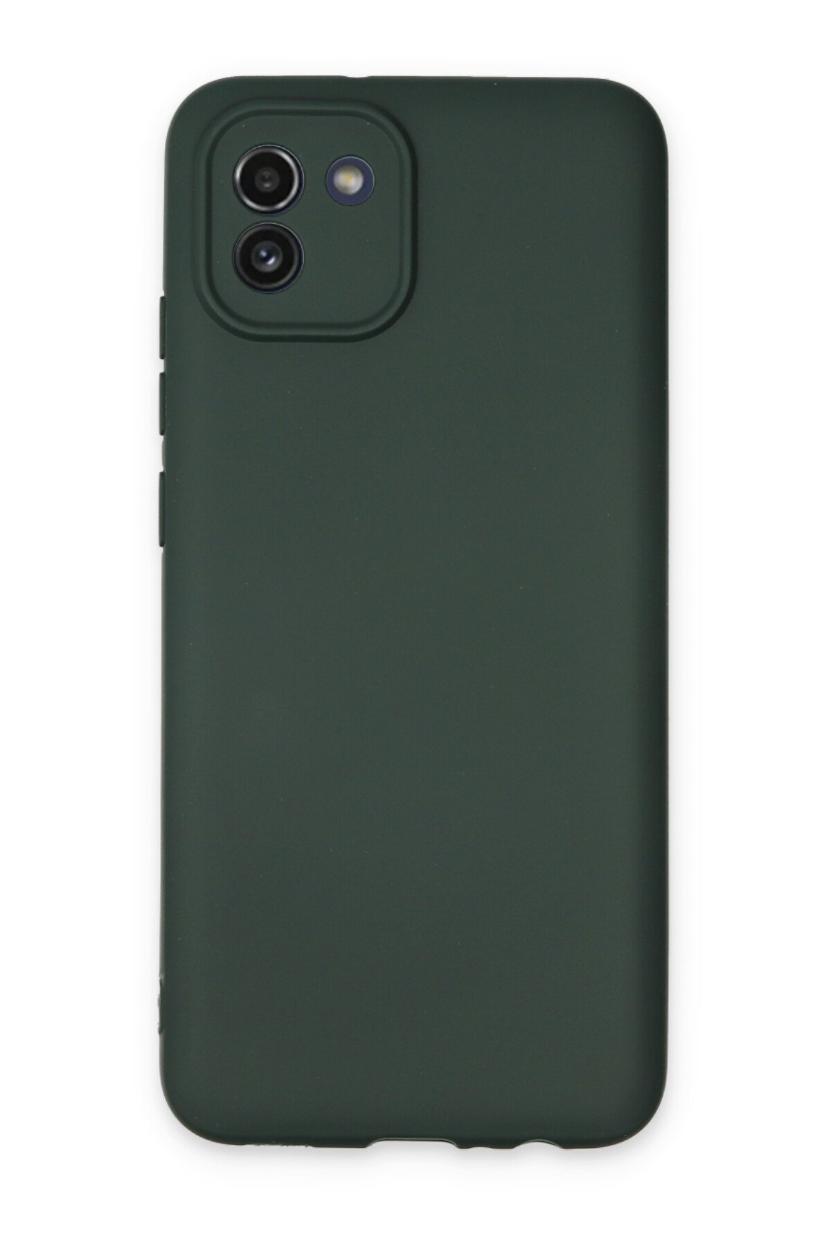 Newface Samsung Galaxy A03 Kılıf Montreal Yüzüklü Silikon Kapak - Kırmızı