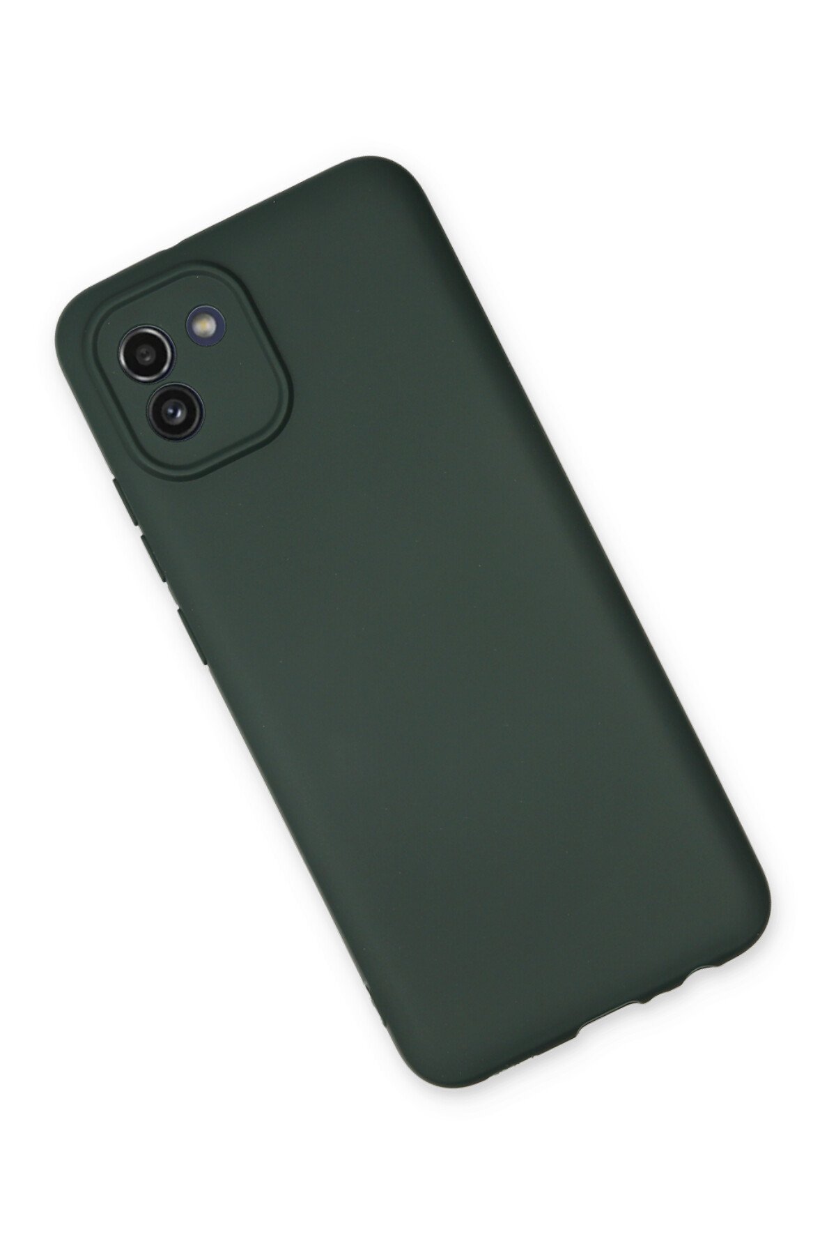 Newface Samsung Galaxy A03 Kılıf Montreal Yüzüklü Silikon Kapak - Kırmızı