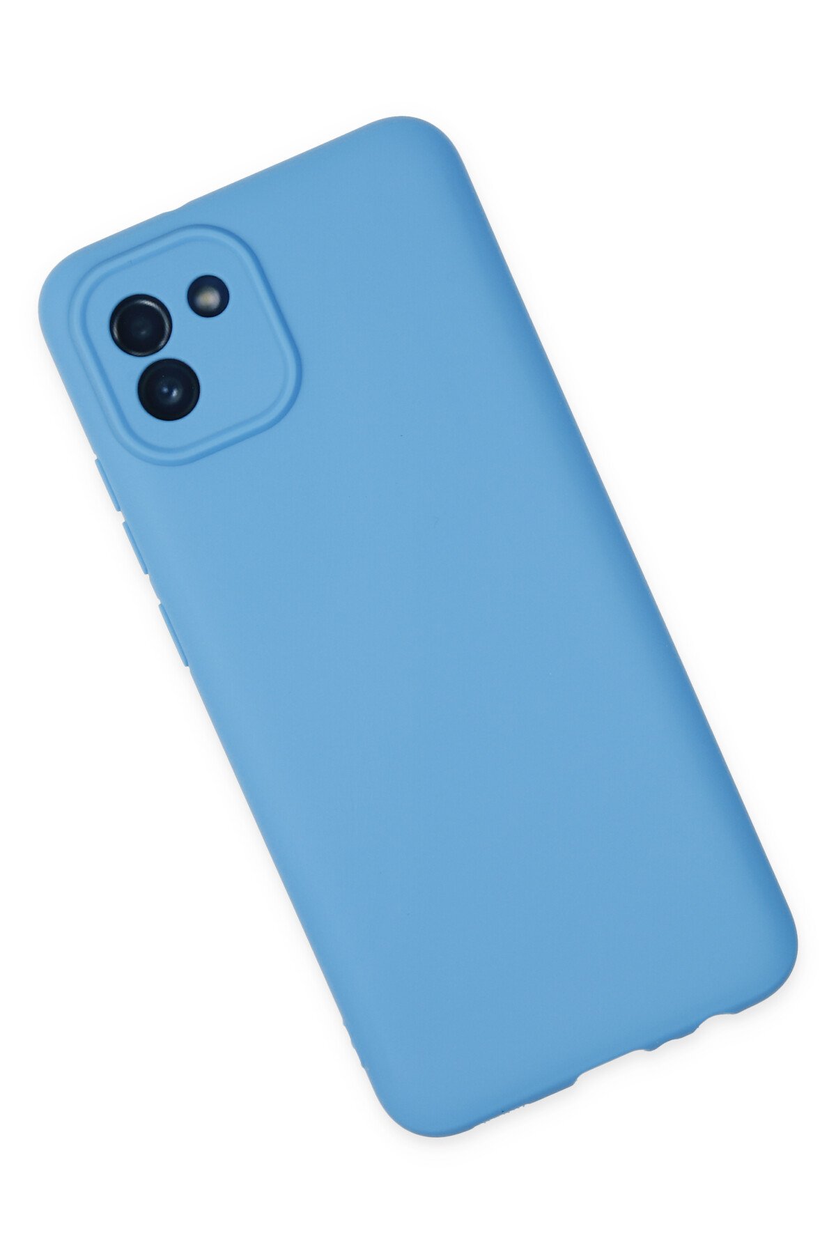 Newface Samsung Galaxy A03 Kılıf Nano içi Kadife Silikon - Gri