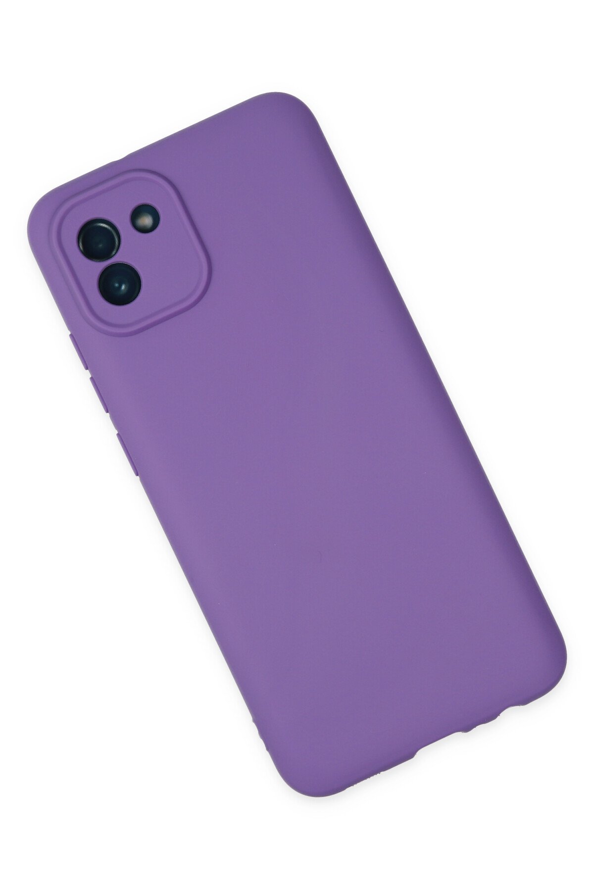 Newface Samsung Galaxy A03 Kılıf Loop Deri Silikon - Kırmızı