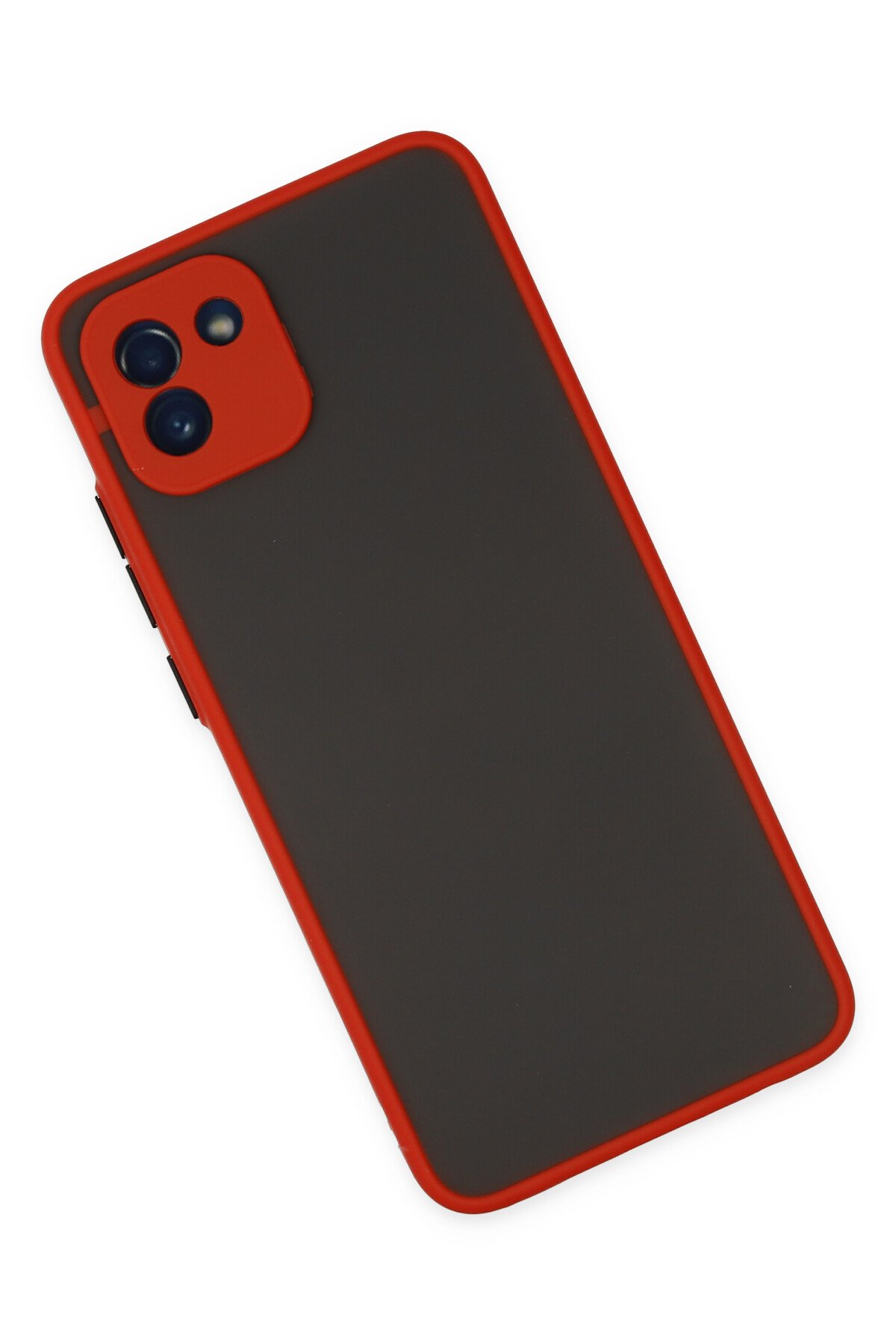 Newface Samsung Galaxy A03 Kılıf Montreal Silikon Kapak - Kırmızı