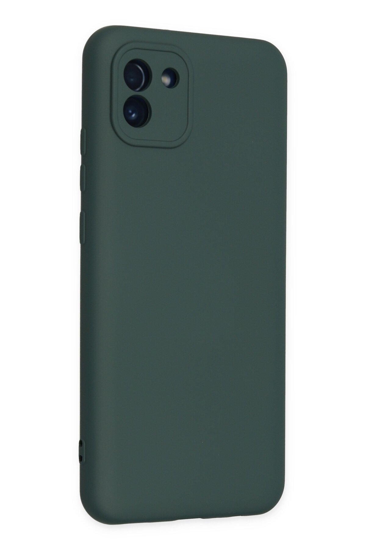 Newface Samsung Galaxy A03 Kılıf Loop Deri Silikon - Kırmızı