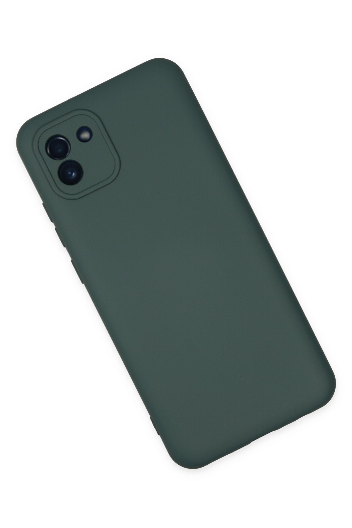 Newface Samsung Galaxy A03 Kılıf Loop Deri Silikon - Kırmızı