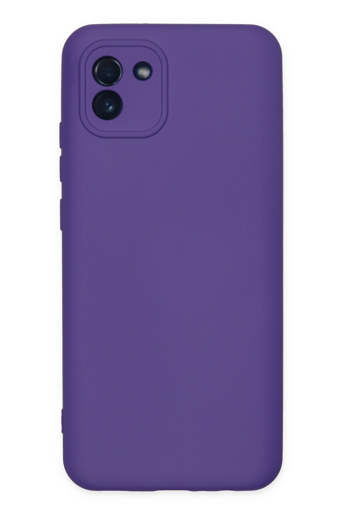 Newface Samsung Galaxy A03 Kılıf Mega Standlı Silikon - Mavi