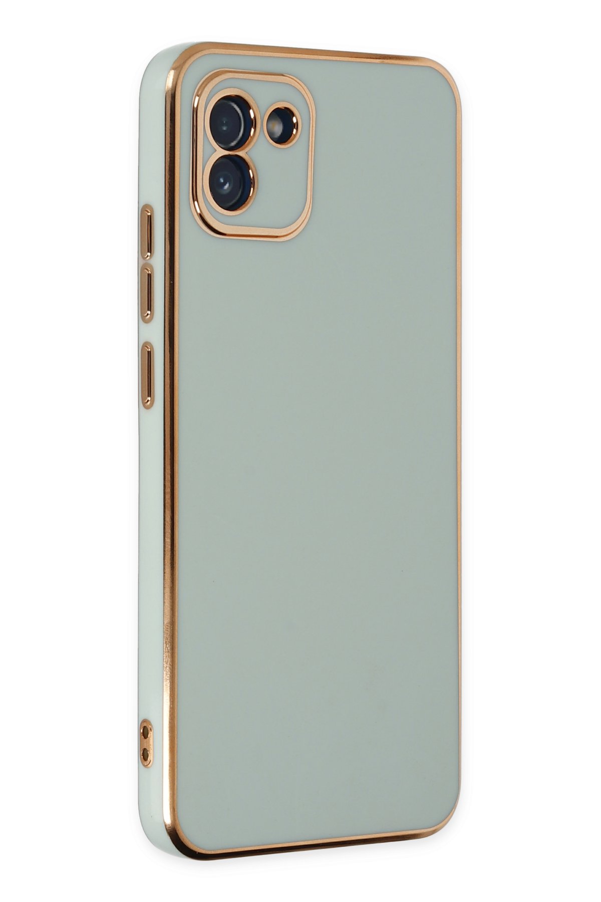 Newface Samsung Galaxy A03 Kılıf Loop Deri Silikon - Kırmızı