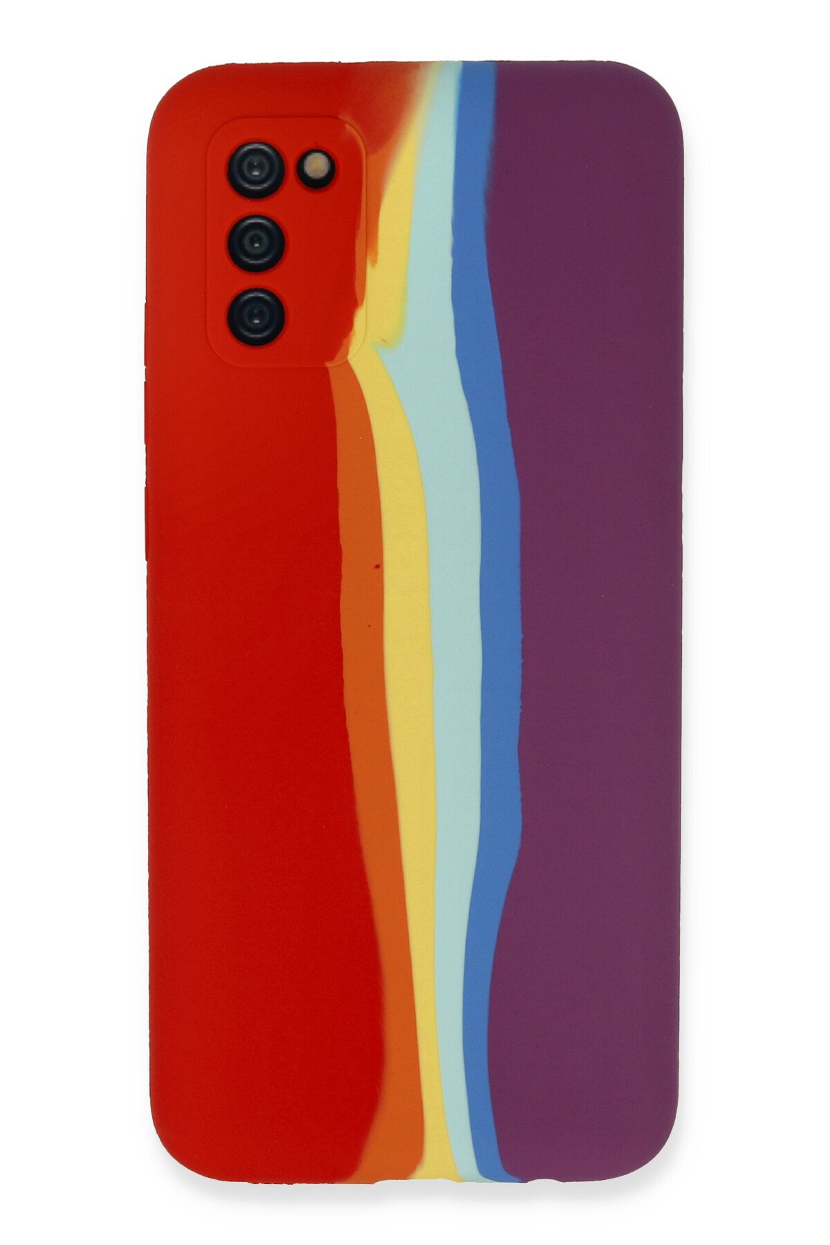 Newface Samsung Galaxy A03S Kılıf Nano içi Kadife Silikon - Koyu Yeşil