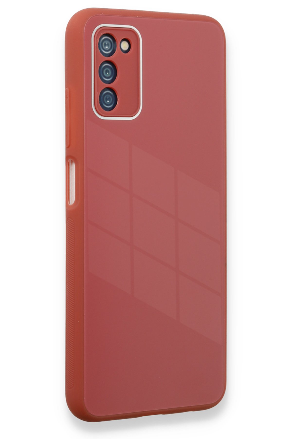 Newface Samsung Galaxy A03S Kılıf Optimum Silikon - Krem