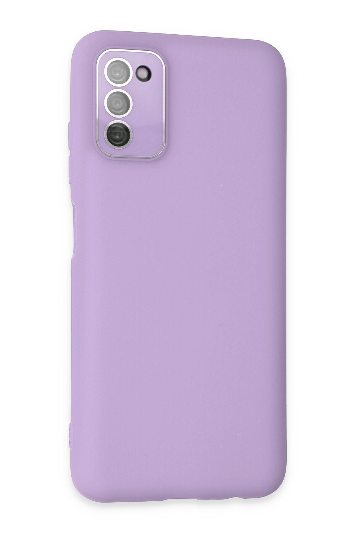 Newface Samsung Galaxy A03S Kılıf Volet Silikon - Pembe