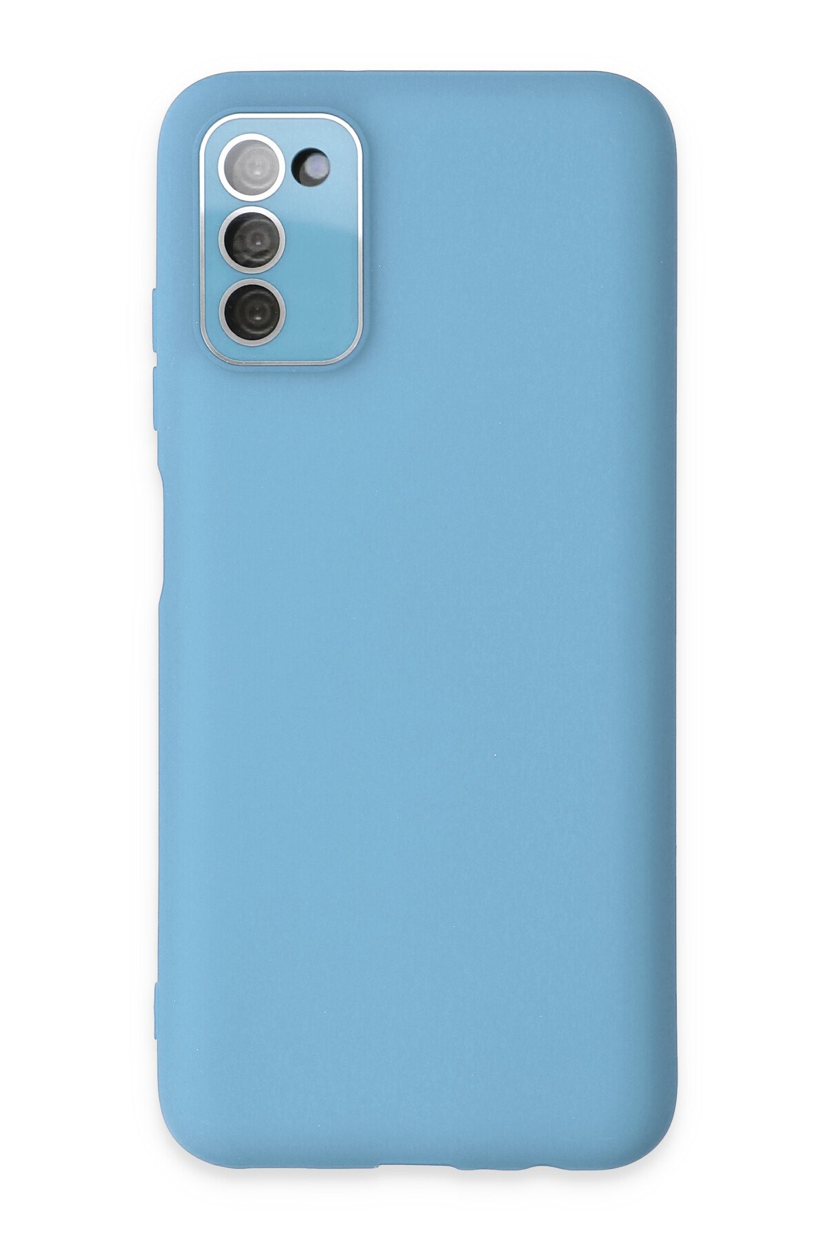 Newface Samsung Galaxy A03S Kılıf Esila Silikon - Su Yeşili