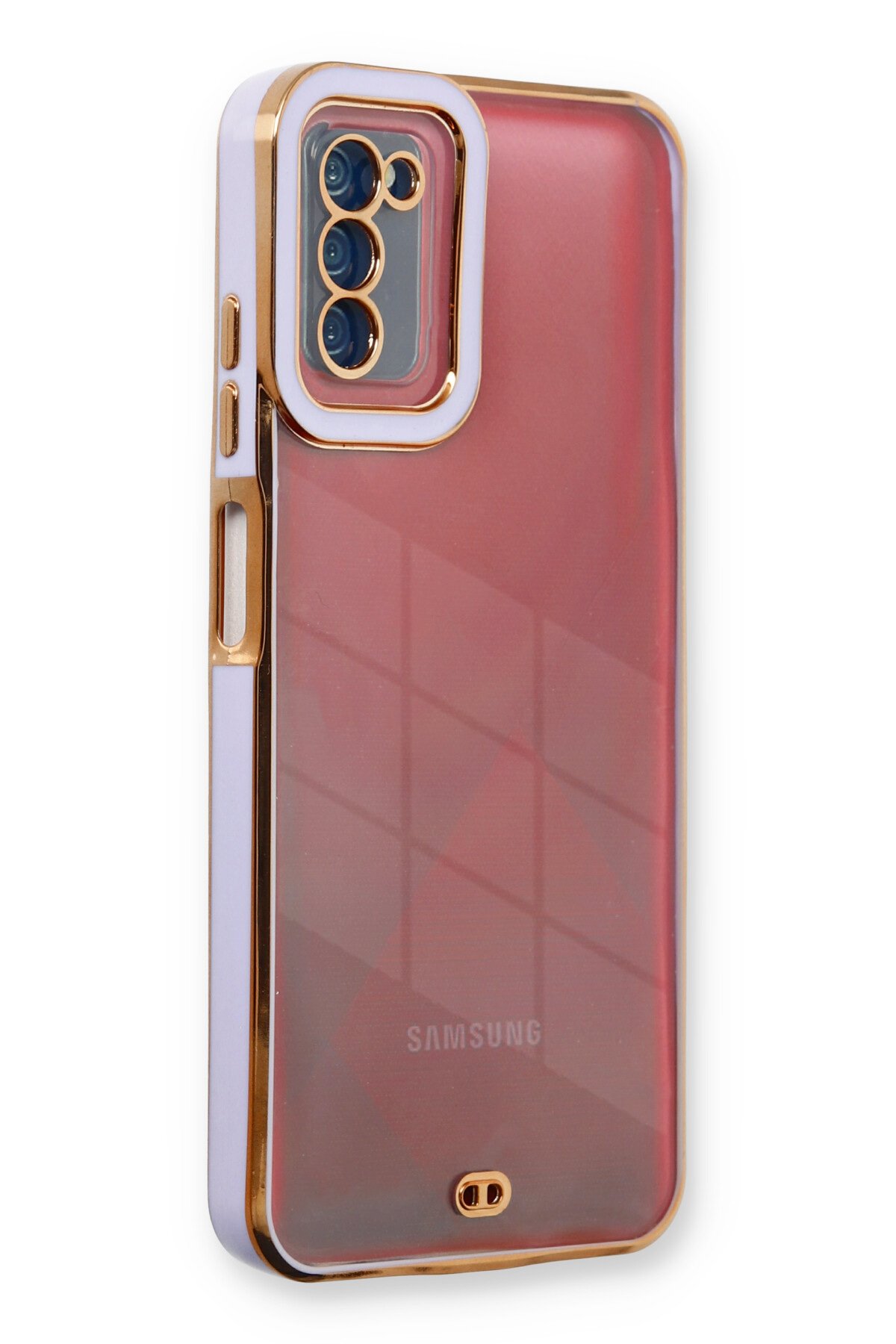 Newface Samsung Galaxy A02S Kılıf Nano içi Kadife Silikon - Sarı