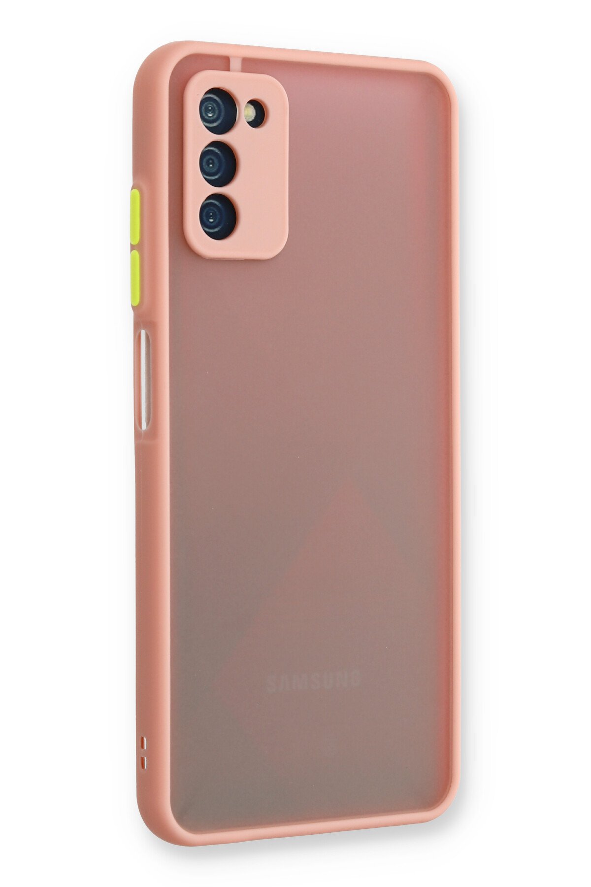 Newface Samsung Galaxy A03S Kılıf Montreal Silikon Kapak - Gri
