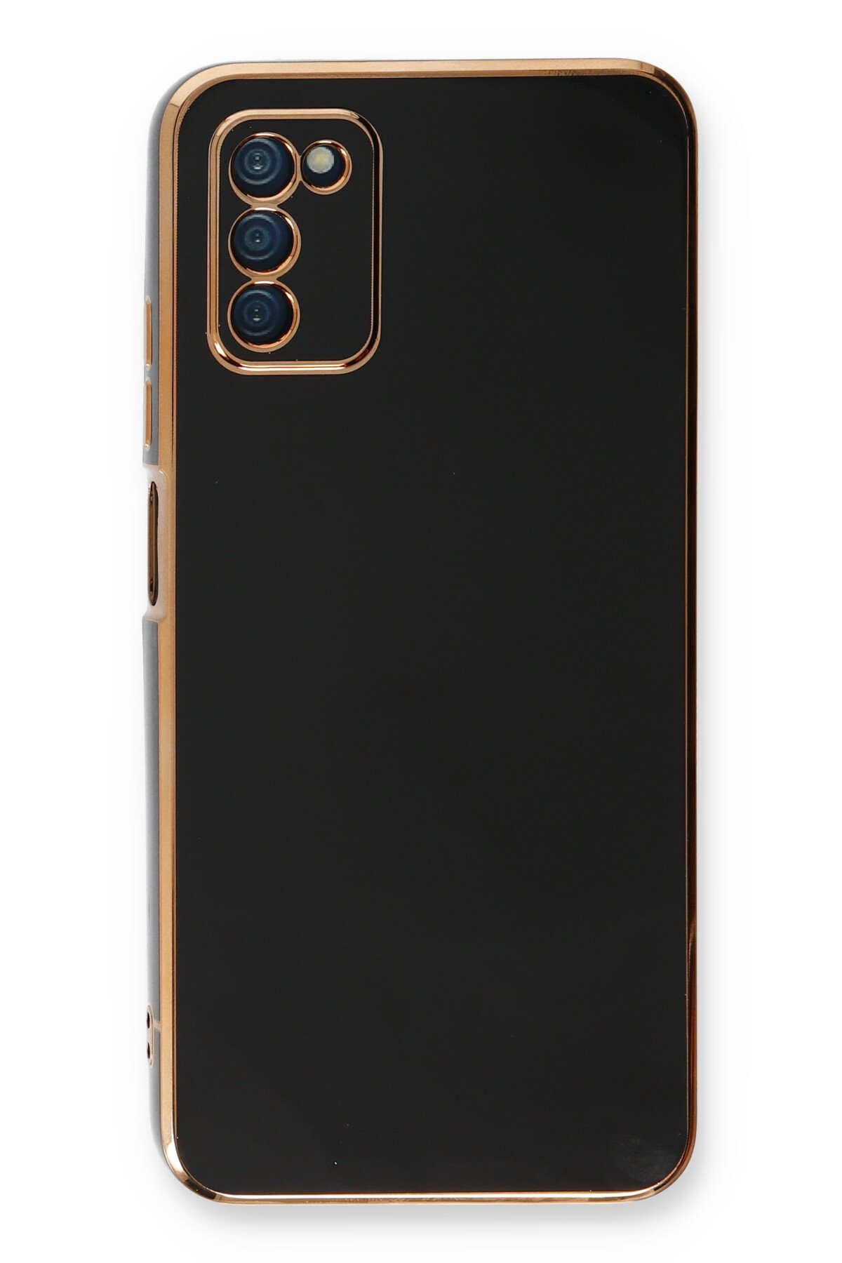 Newface Samsung Galaxy A03S Kılıf Ebruli Lansman Silikon - Yeşil-Koyu Yeşil