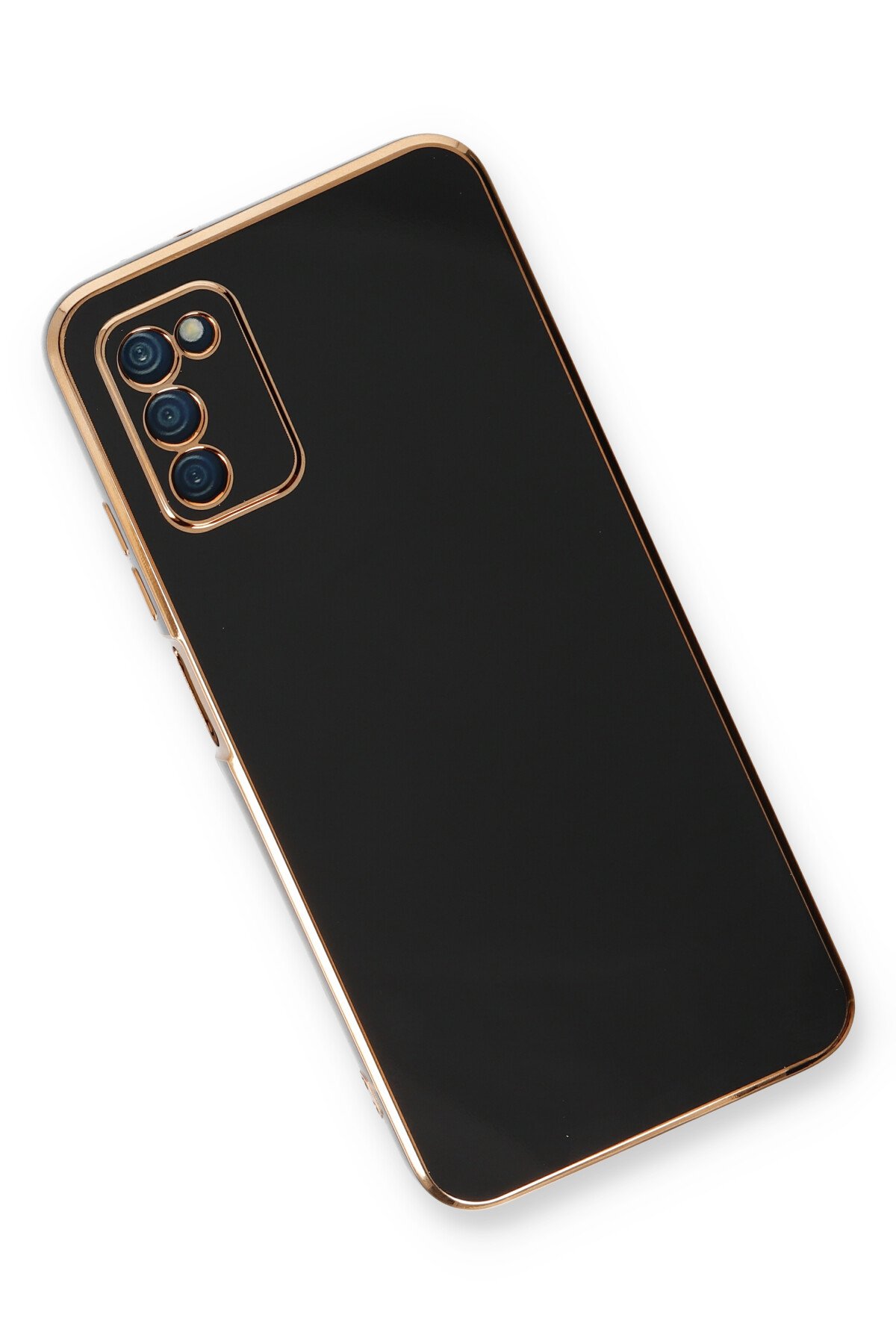 Newface Samsung Galaxy A03S Kılıf Ebruli Lansman Silikon - Yeşil-Koyu Yeşil