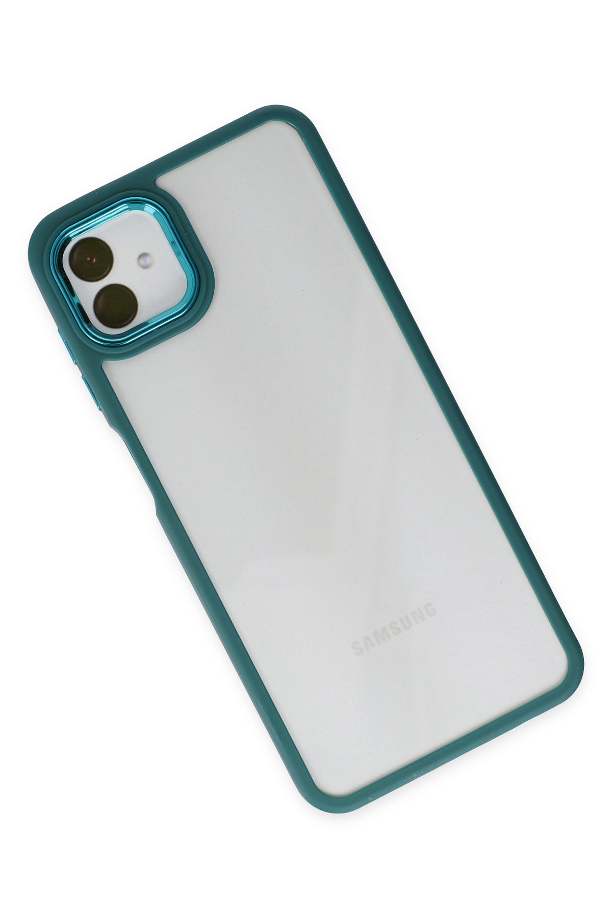 Newface Samsung Galaxy A04 Kılıf Razer Lensli Silikon - Mor