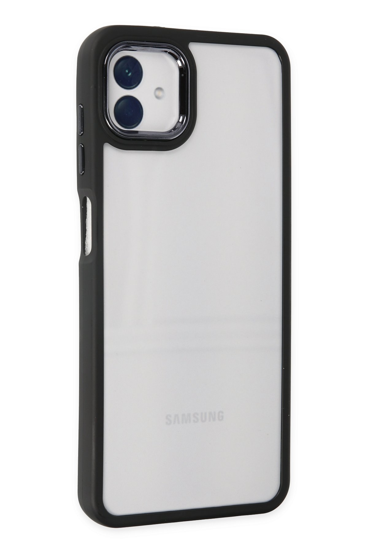 Newface Samsung Galaxy A04 Kılıf Montreal Yüzüklü Silikon Kapak - Lacivert