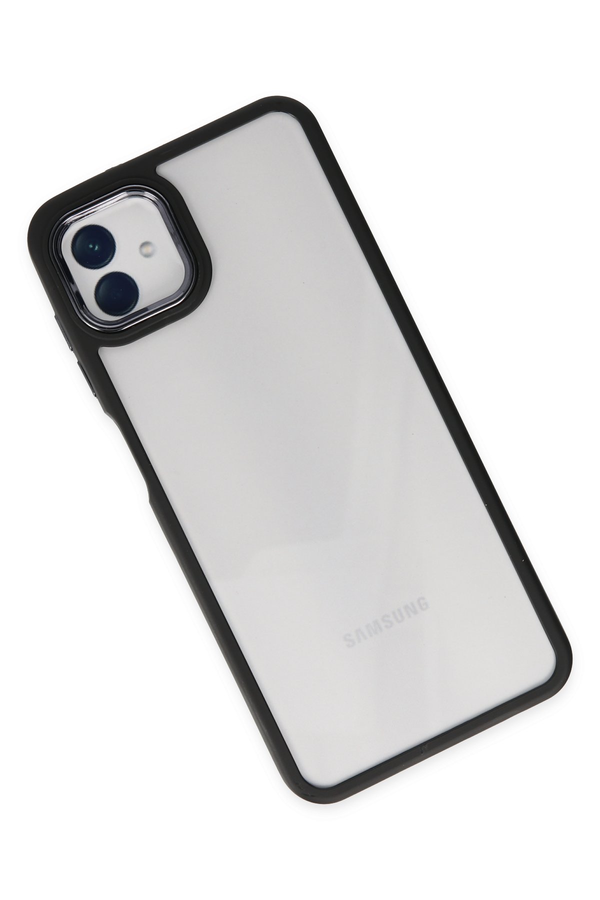 Newface Samsung Galaxy A04 Kılıf Montreal Yüzüklü Silikon Kapak - Lacivert