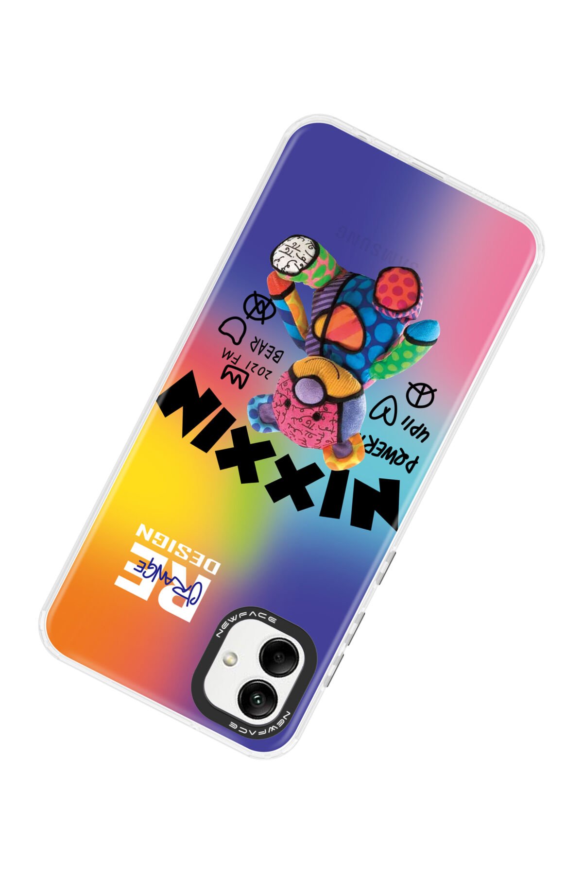 Newface Samsung Galaxy A04 Kılıf Nano içi Kadife Silikon - Sarı