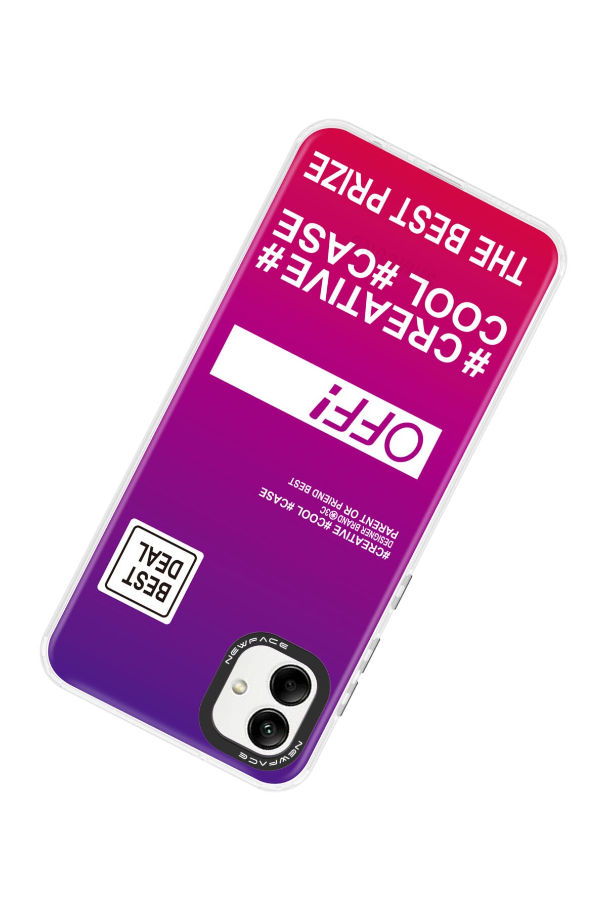 Newface Samsung Galaxy A04 Kılıf Razer Lensli Silikon - Siyah