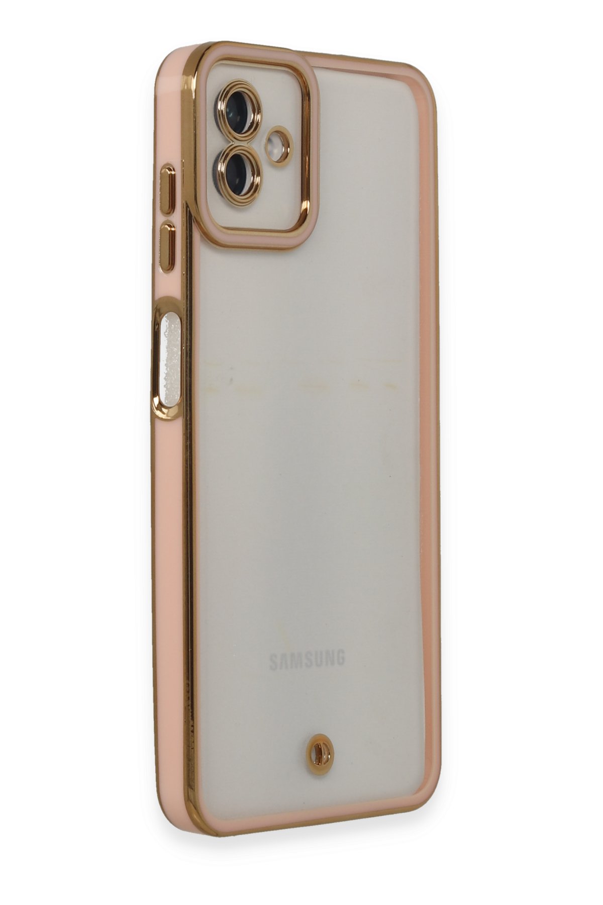 Newface Samsung Galaxy A04 Kılıf Pars Lens Yüzüklü Silikon - Kırmızı