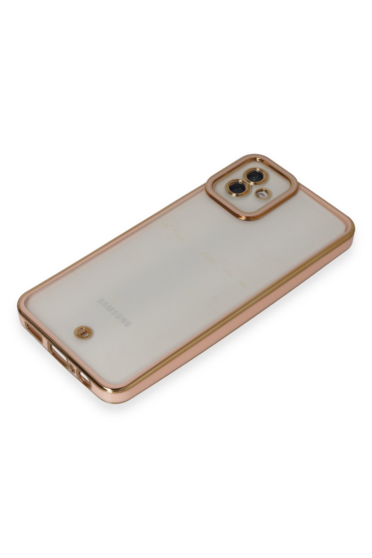 Newface Samsung Galaxy A04 Kılıf Pars Lens Yüzüklü Silikon - Kırmızı