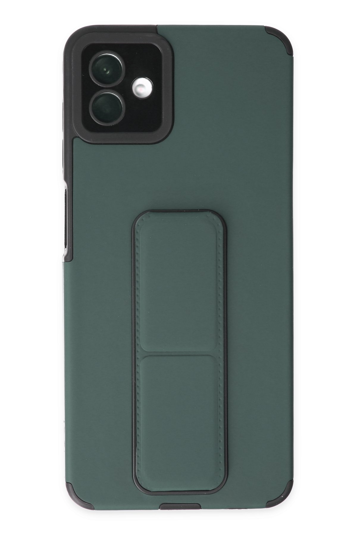 Newface Samsung Galaxy A04 Kılıf Montreal Yüzüklü Silikon Kapak - Lacivert