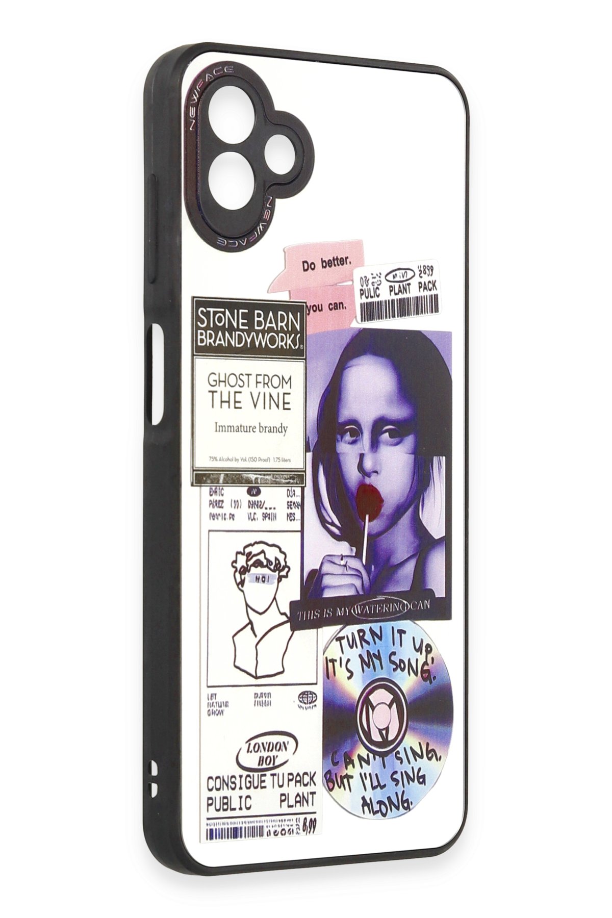 Newface Samsung Galaxy A04 Kılıf Esila Silikon - Kırmızı