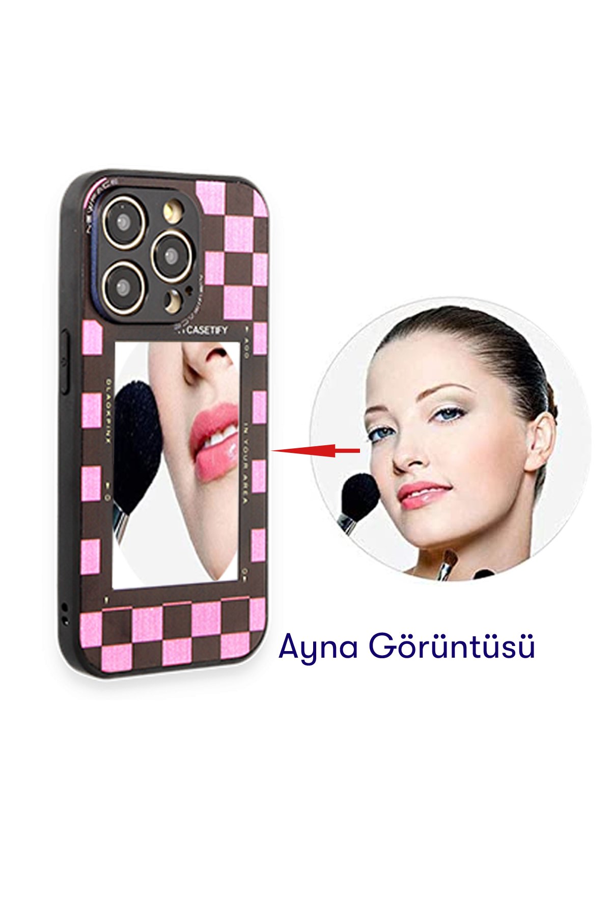 Newface Samsung Galaxy A04 Kılıf Mirror Desenli Kapak - Mirror - 3