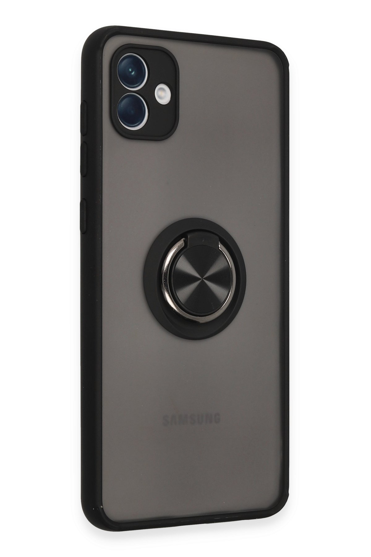 Newface Samsung Galaxy A04 Kılıf Mega Standlı Silikon - Kırmızı