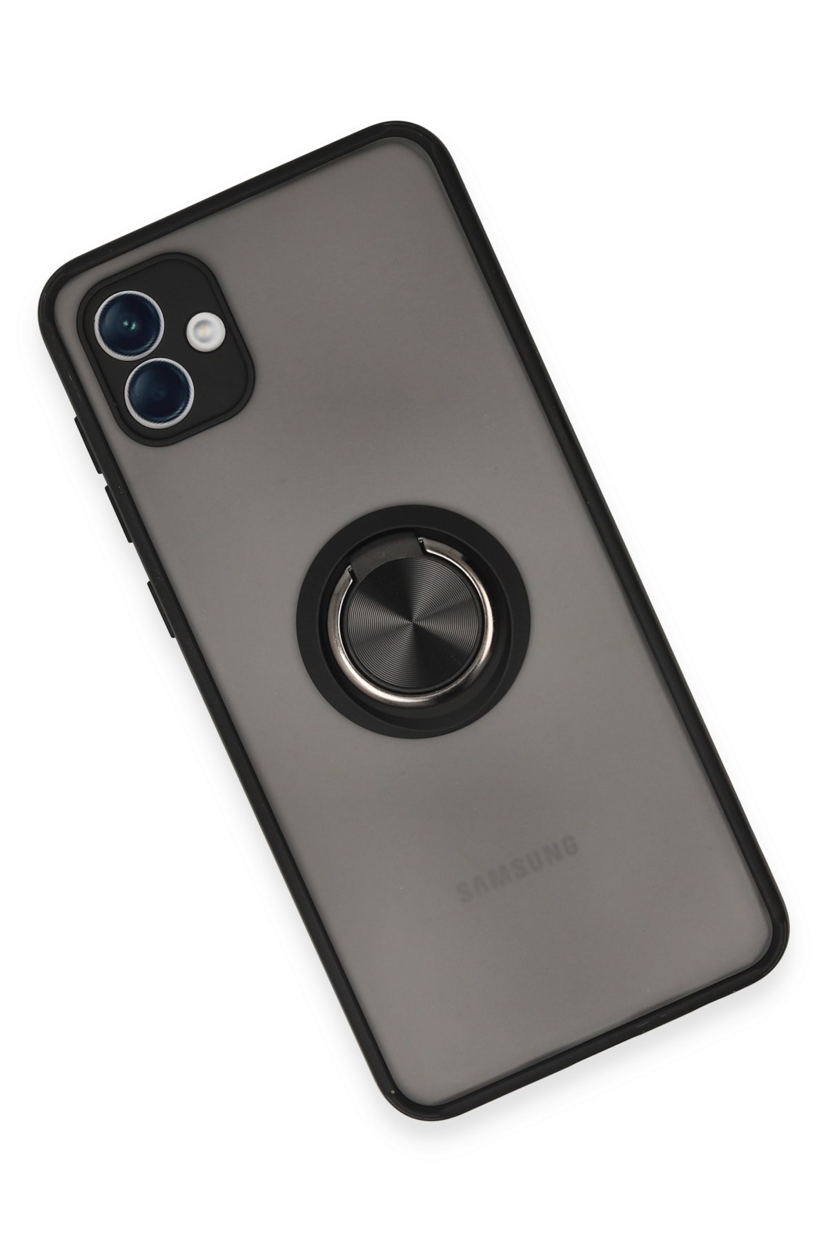 Newface Samsung Galaxy A04 Kılıf Mega Standlı Silikon - Kırmızı