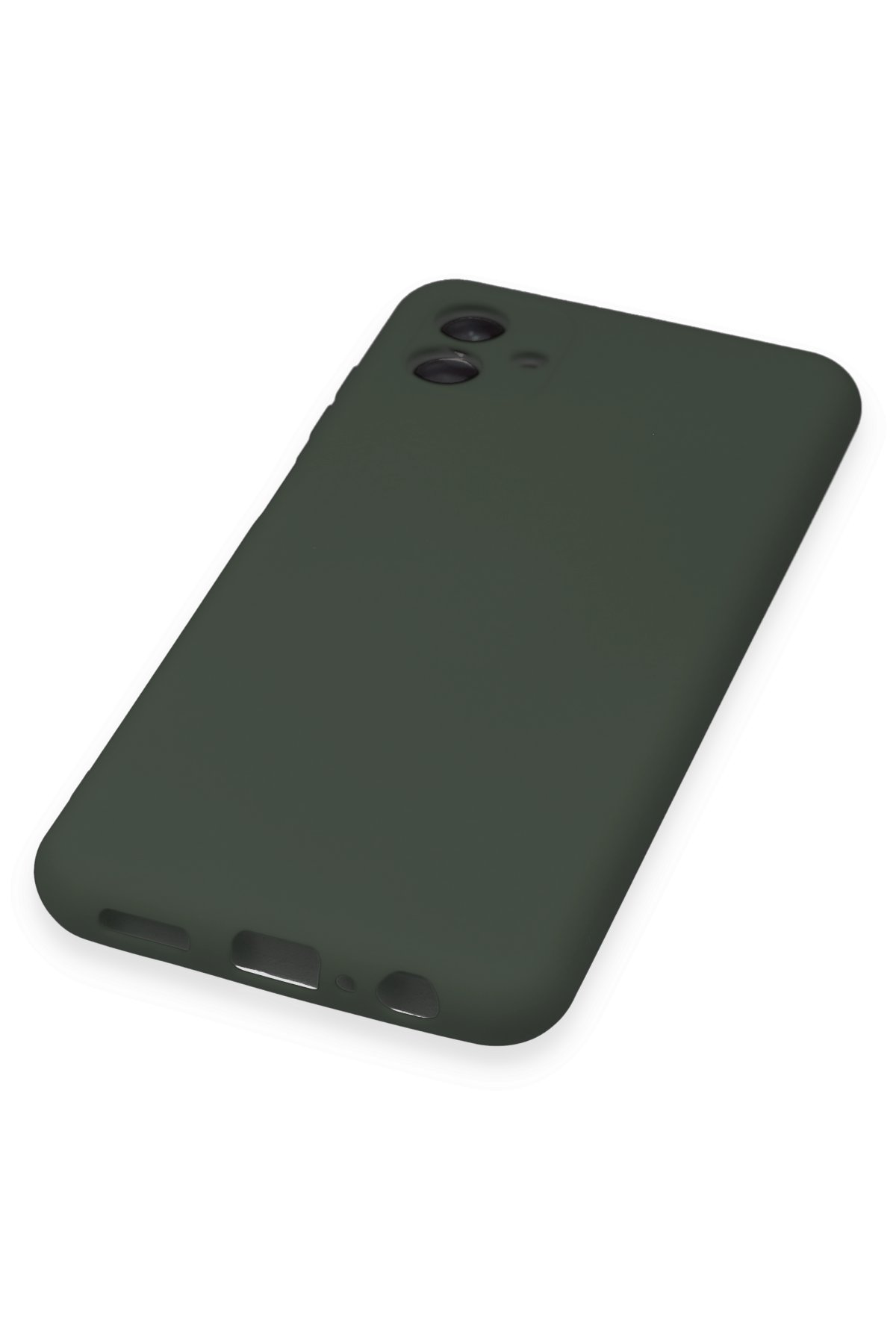 Newface Samsung Galaxy A04 Kılıf Nano içi Kadife Silikon - Siyah