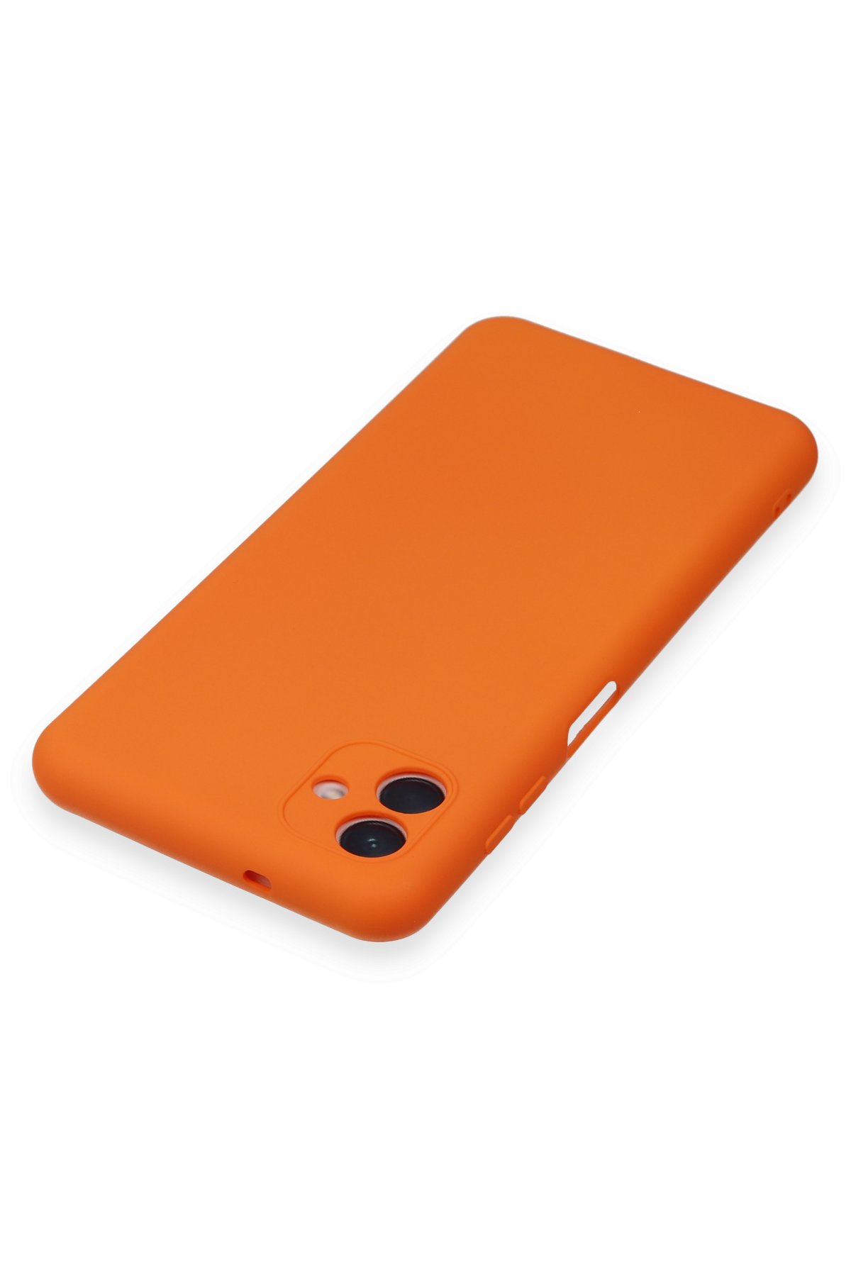 Newface Samsung Galaxy A04 Kılıf Liva Lens Silikon - Pudra