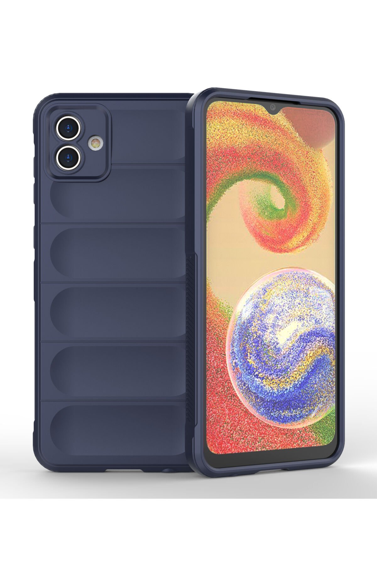 Newface Samsung Galaxy A04 Kılıf Nano içi Kadife Silikon - Pudra