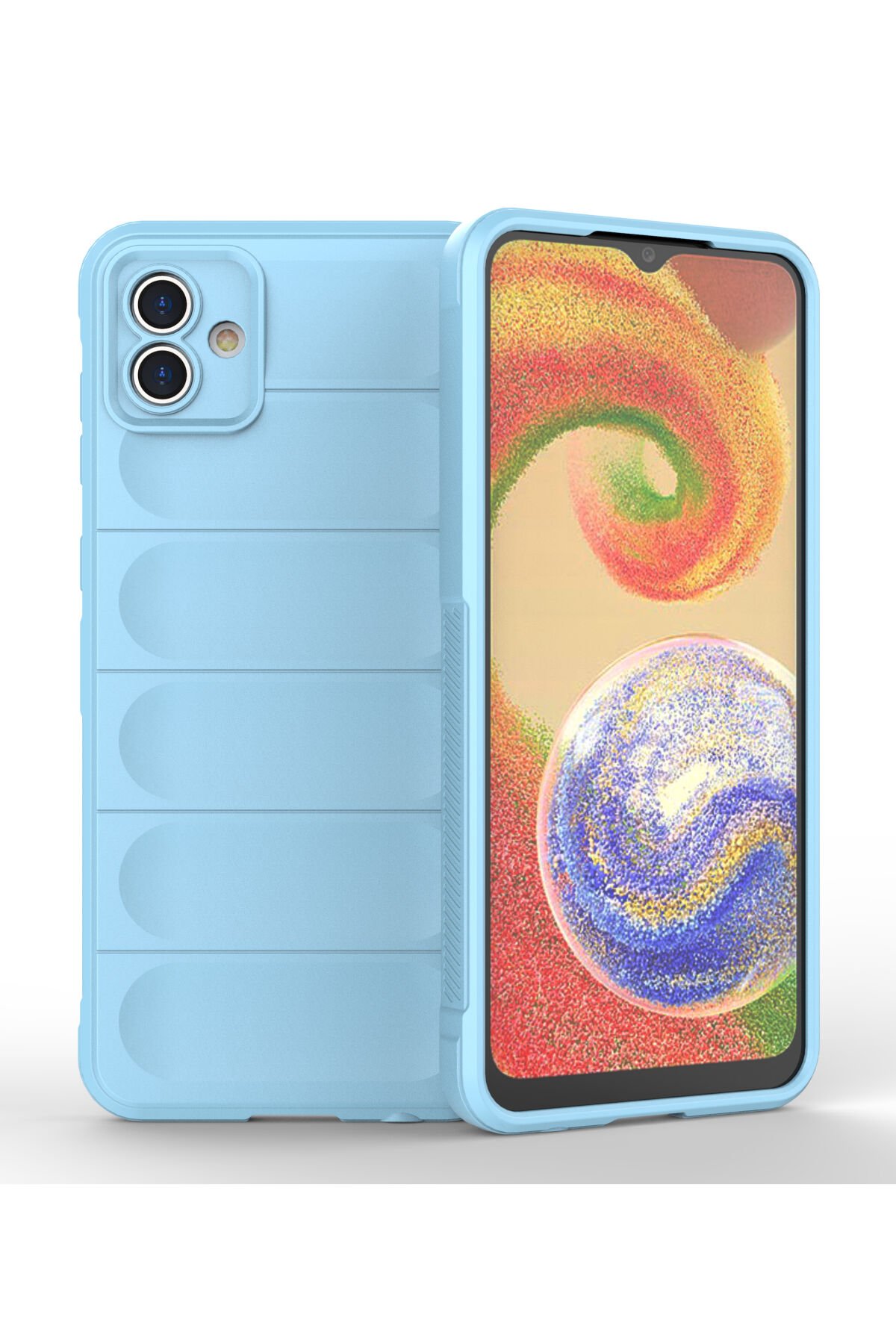 Newface Samsung Galaxy A04 Kılıf Zuma Kartvizitli Yüzüklü Silikon - Lacivert