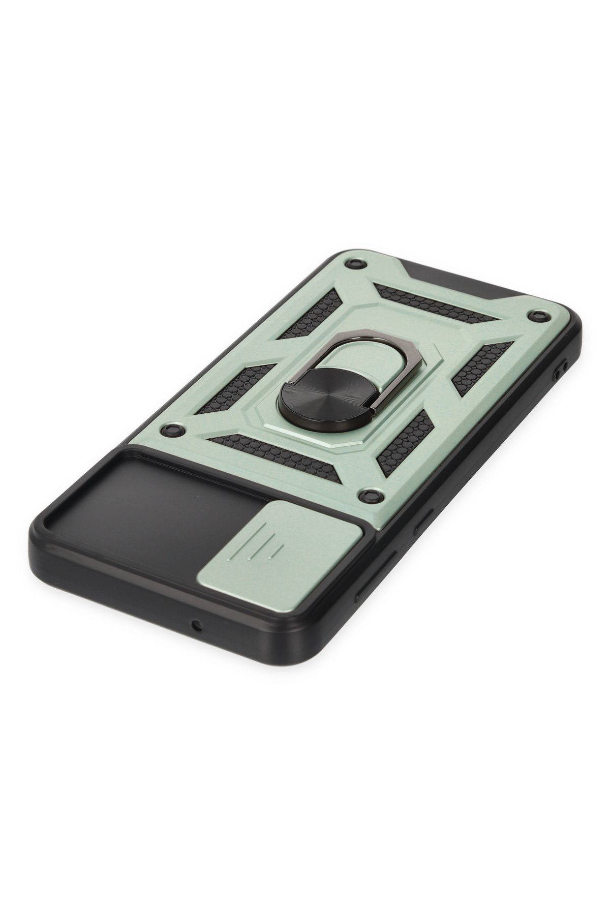 Newface Samsung Galaxy A04 Kılıf Razer Lensli Silikon - Yeşil