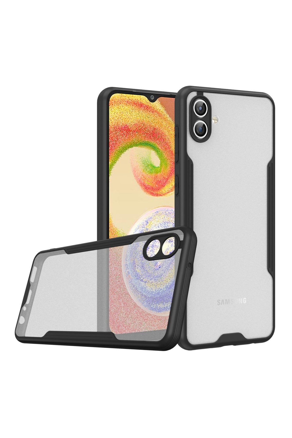Newface Samsung Galaxy A04 Kılıf Volet Silikon - Açık Yeşil