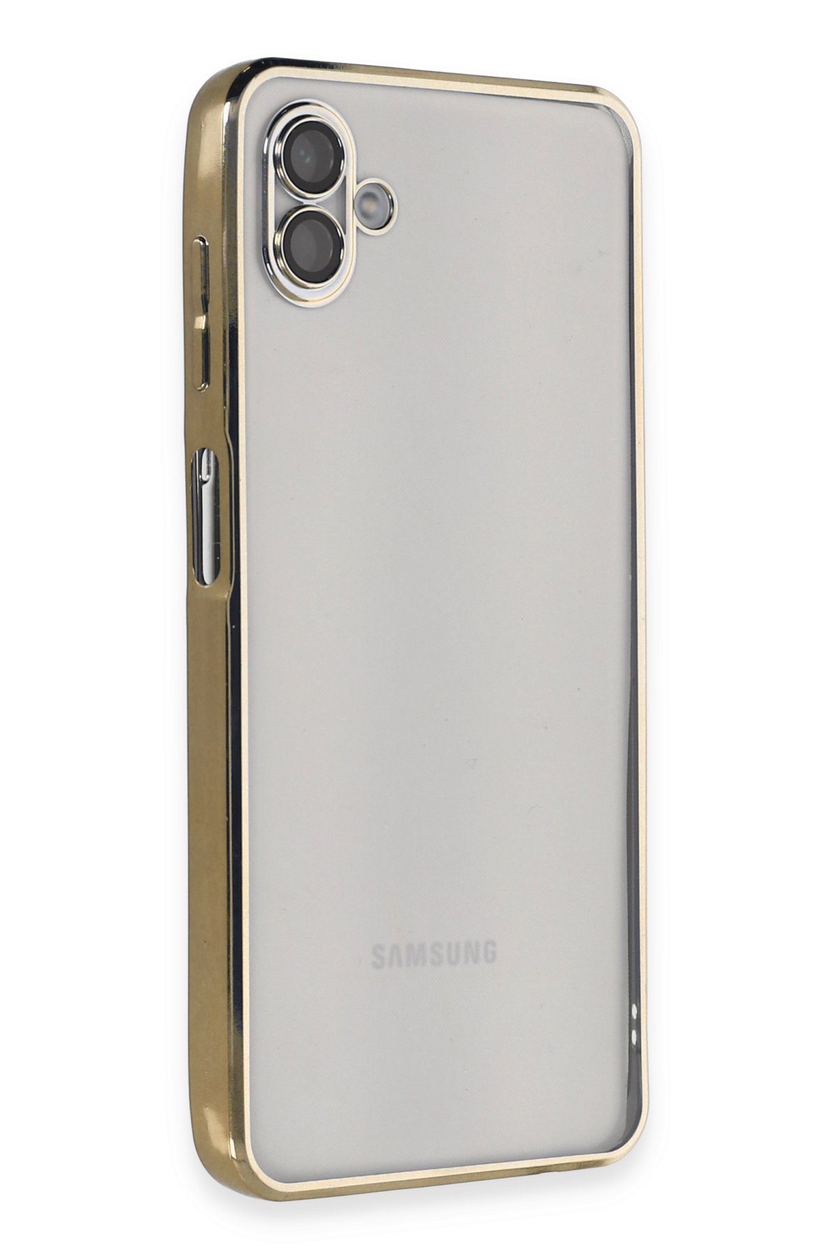 Newface Samsung Galaxy A04 Kılıf Liva Lens Silikon - Mavi
