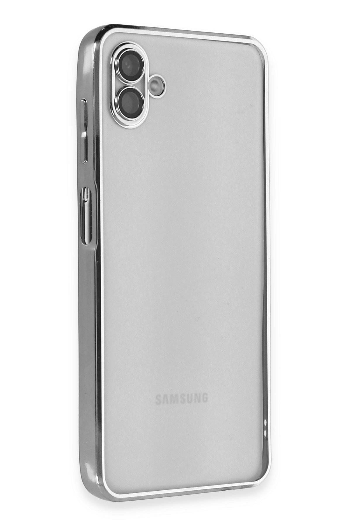 Newface Samsung Galaxy A04 Kılıf Razer Lensli Silikon - Açık Mavi