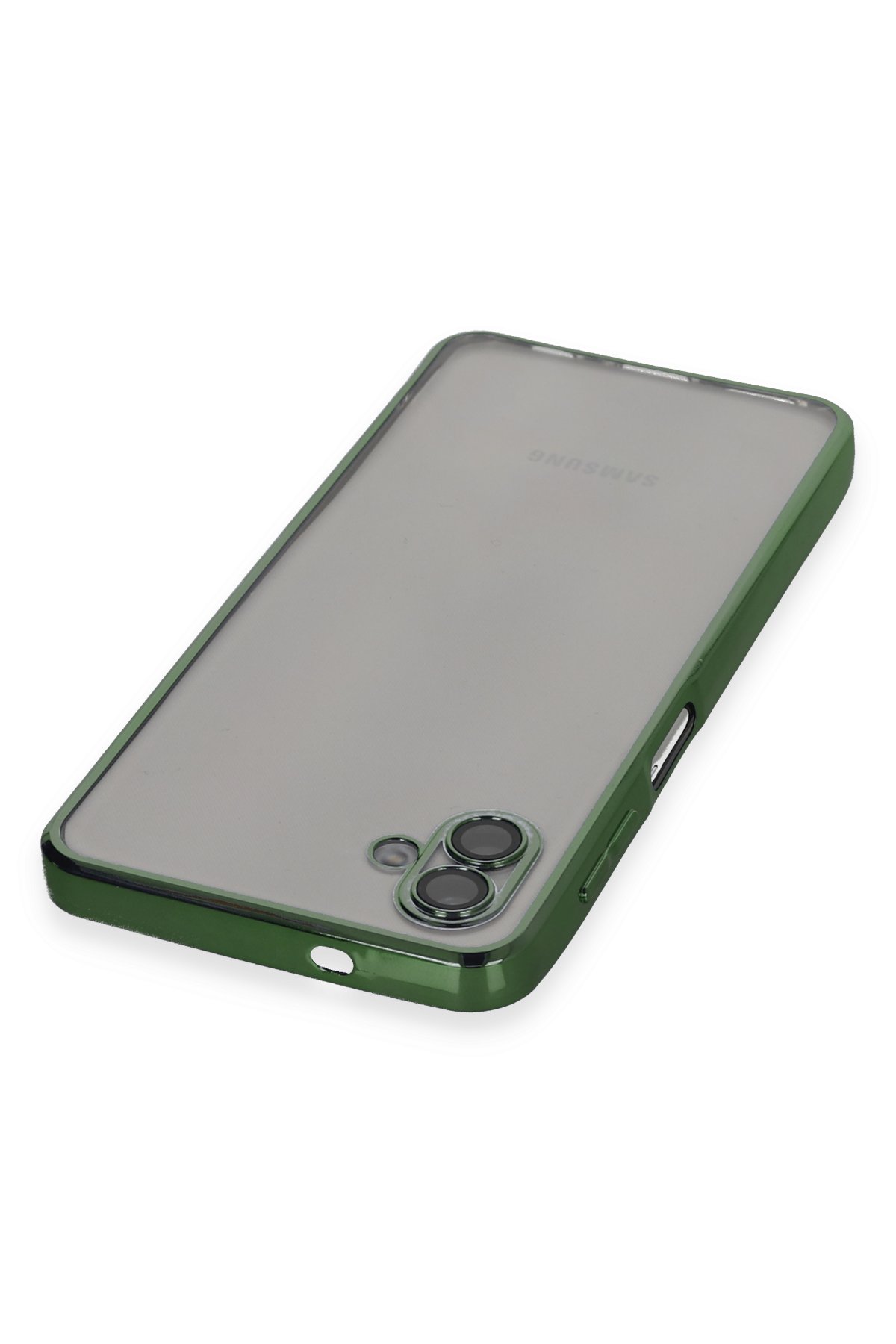 Newface Samsung Galaxy A04 Kılıf Optimum Silikon - Koyu Yeşil