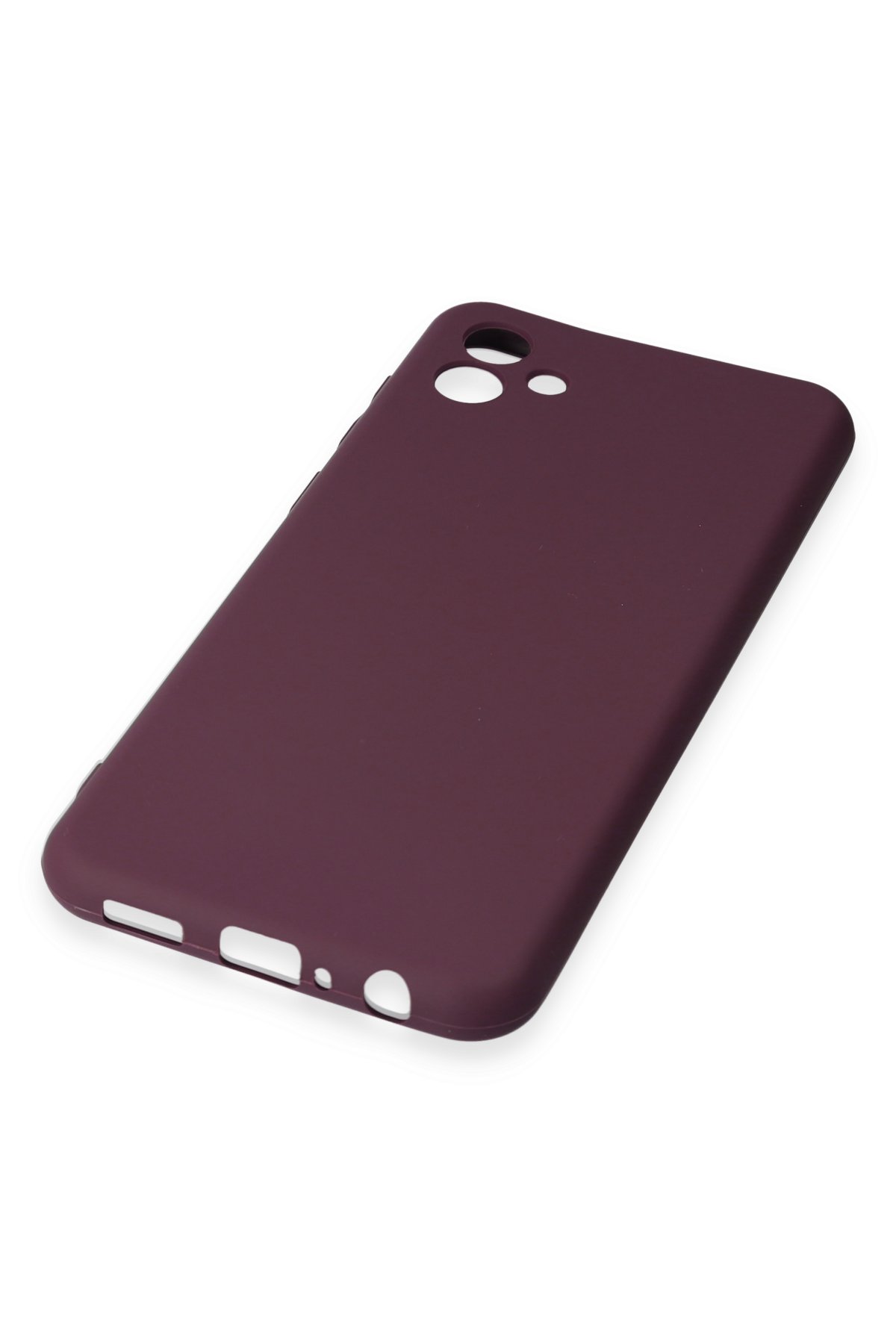 Newface Samsung Galaxy A04E Kılıf Optimum Silikon - Bordo
