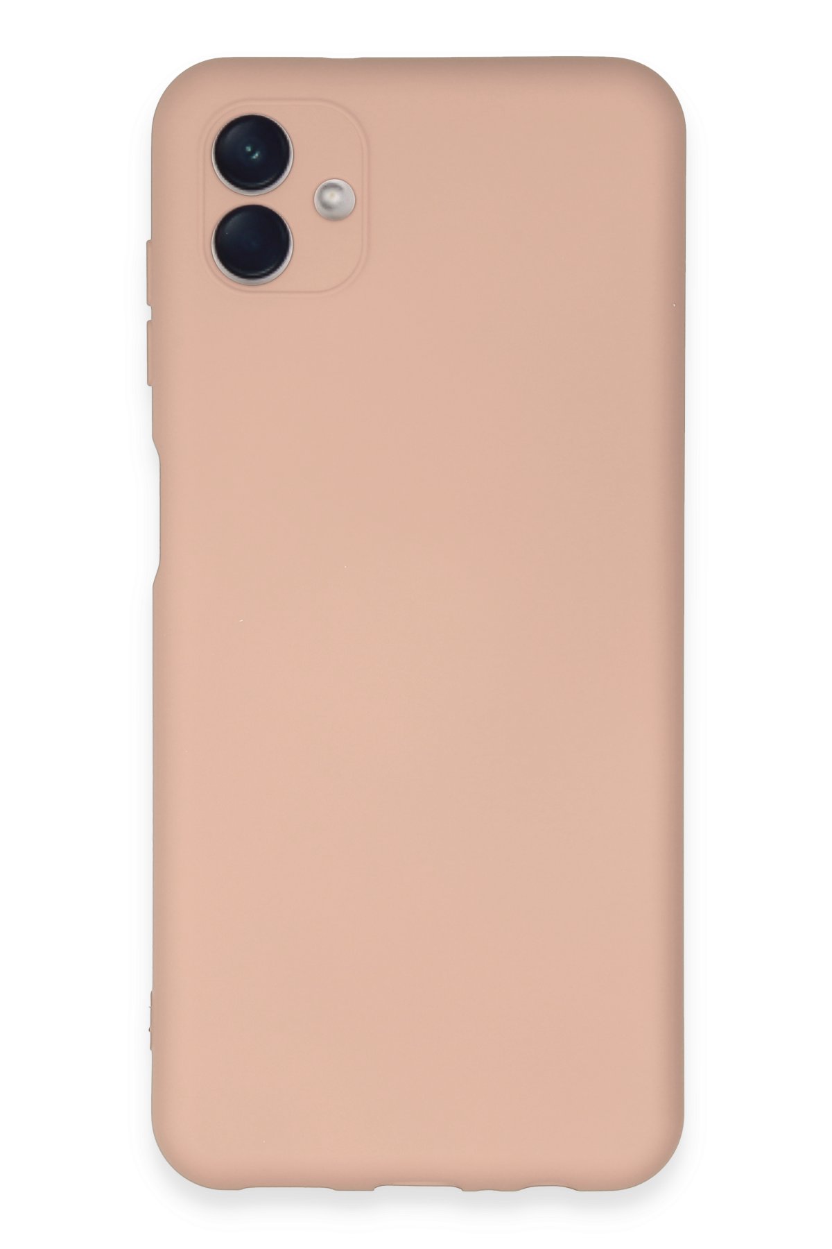 Newface Samsung Galaxy A04E Kılıf Nano içi Kadife Silikon - Siyah
