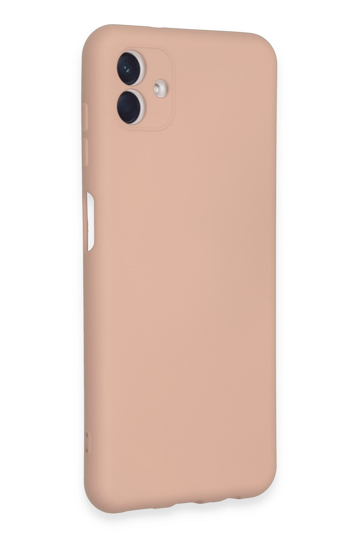 Newface Samsung Galaxy A04E Kılıf Nano içi Kadife Silikon - Siyah