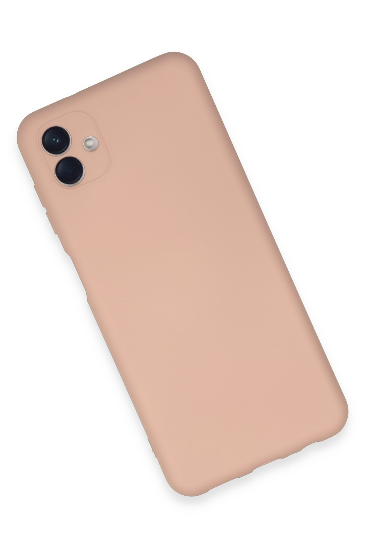 Newface Samsung Galaxy A04E Kılıf Nano içi Kadife Silikon - Siyah