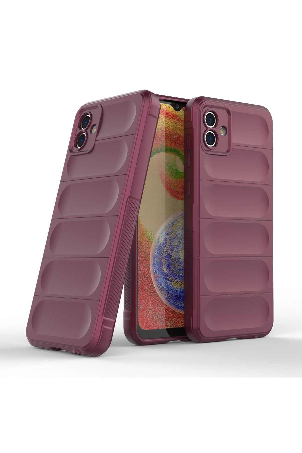 Newface Samsung Galaxy A04E Kılıf Esila Silikon - Mor