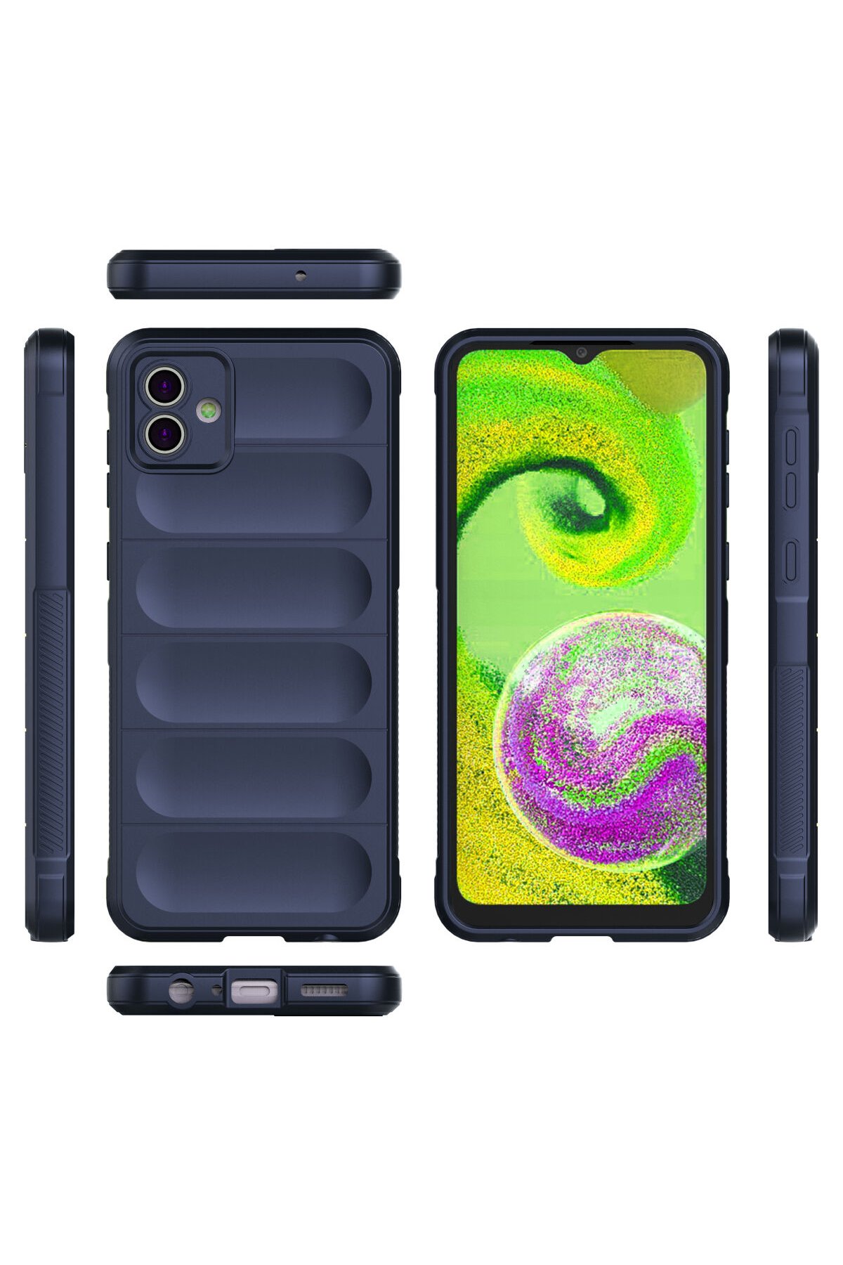 Newface Samsung Galaxy A04E Kılıf Esila Silikon - Mor