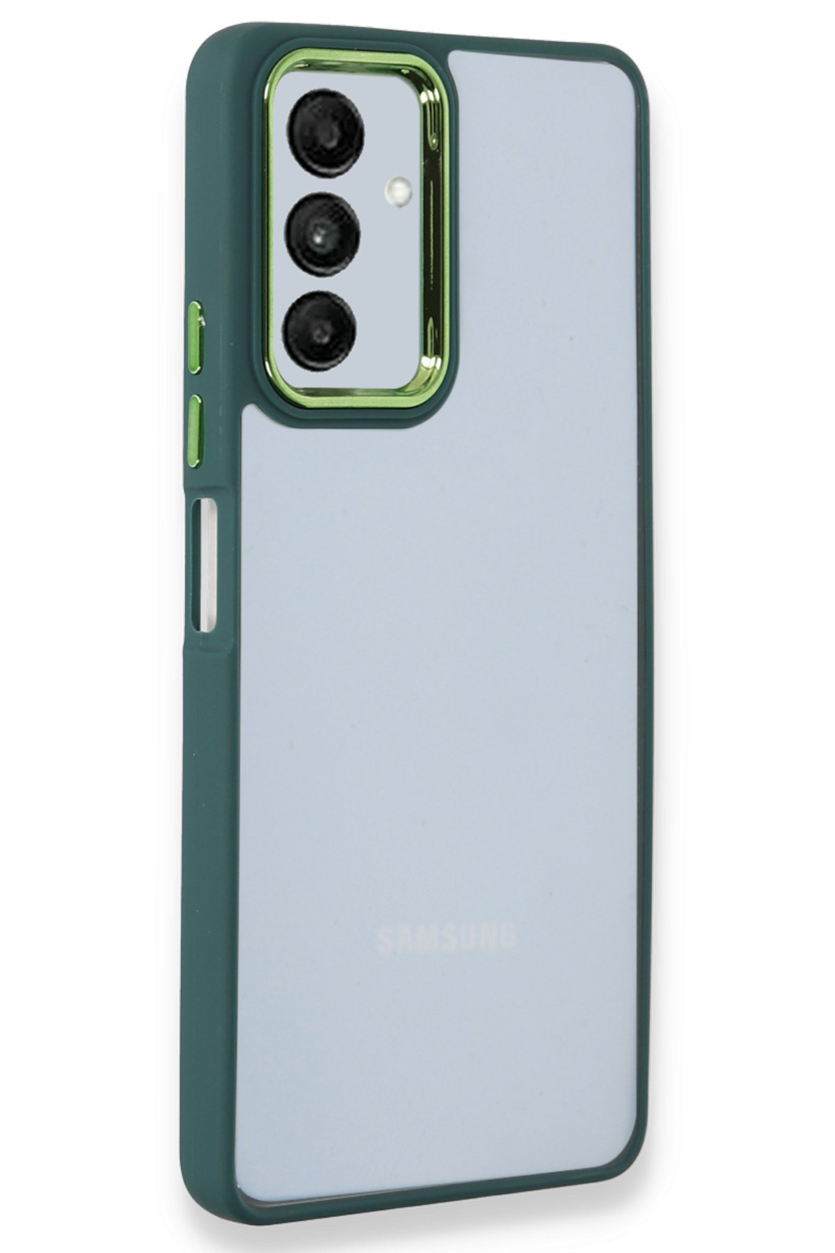 Newface Samsung Galaxy A04S Kılıf Loop Deri Silikon - Siyah