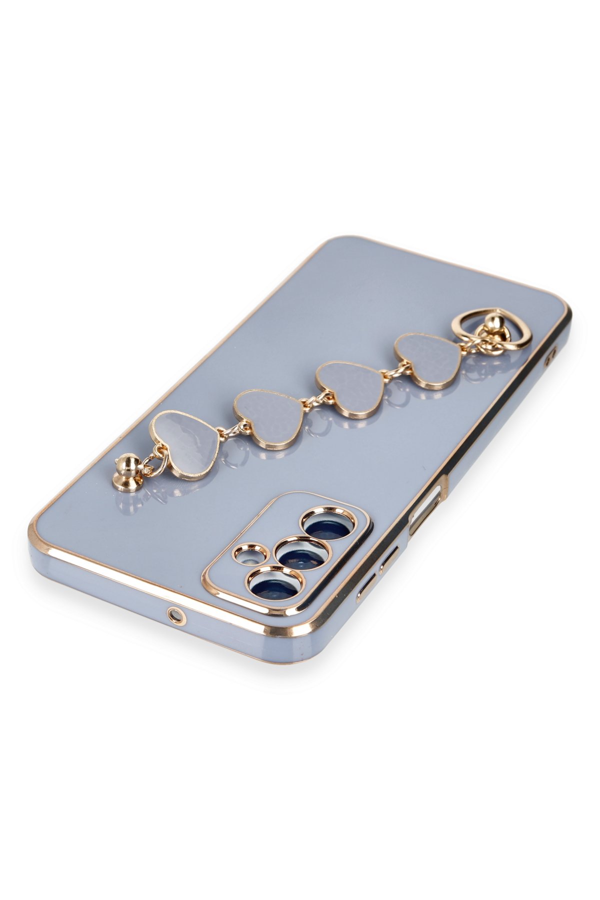 Newface Samsung Galaxy A04S Kılıf Pars Lens Yüzüklü Silikon - Kırmızı