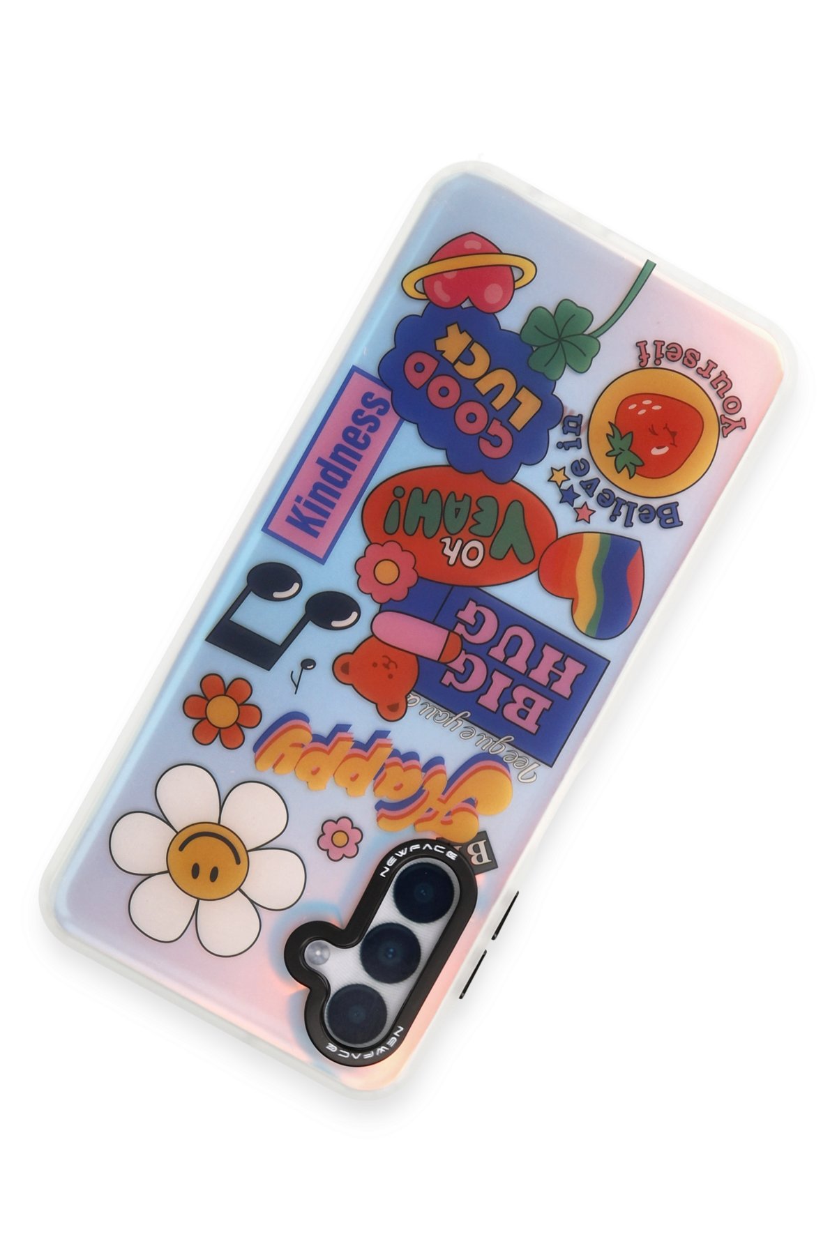 Newface Samsung Galaxy A04S Kılıf Pars Lens Yüzüklü Silikon - Yeşil